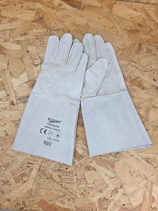 Polyco Tigmaster Welding Gauntlets - Grey