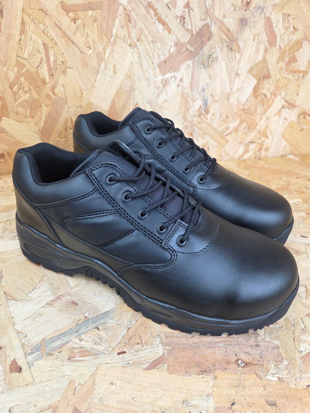 Magnum Royal Mail Leather Safety Shoes - Black Steel Toe