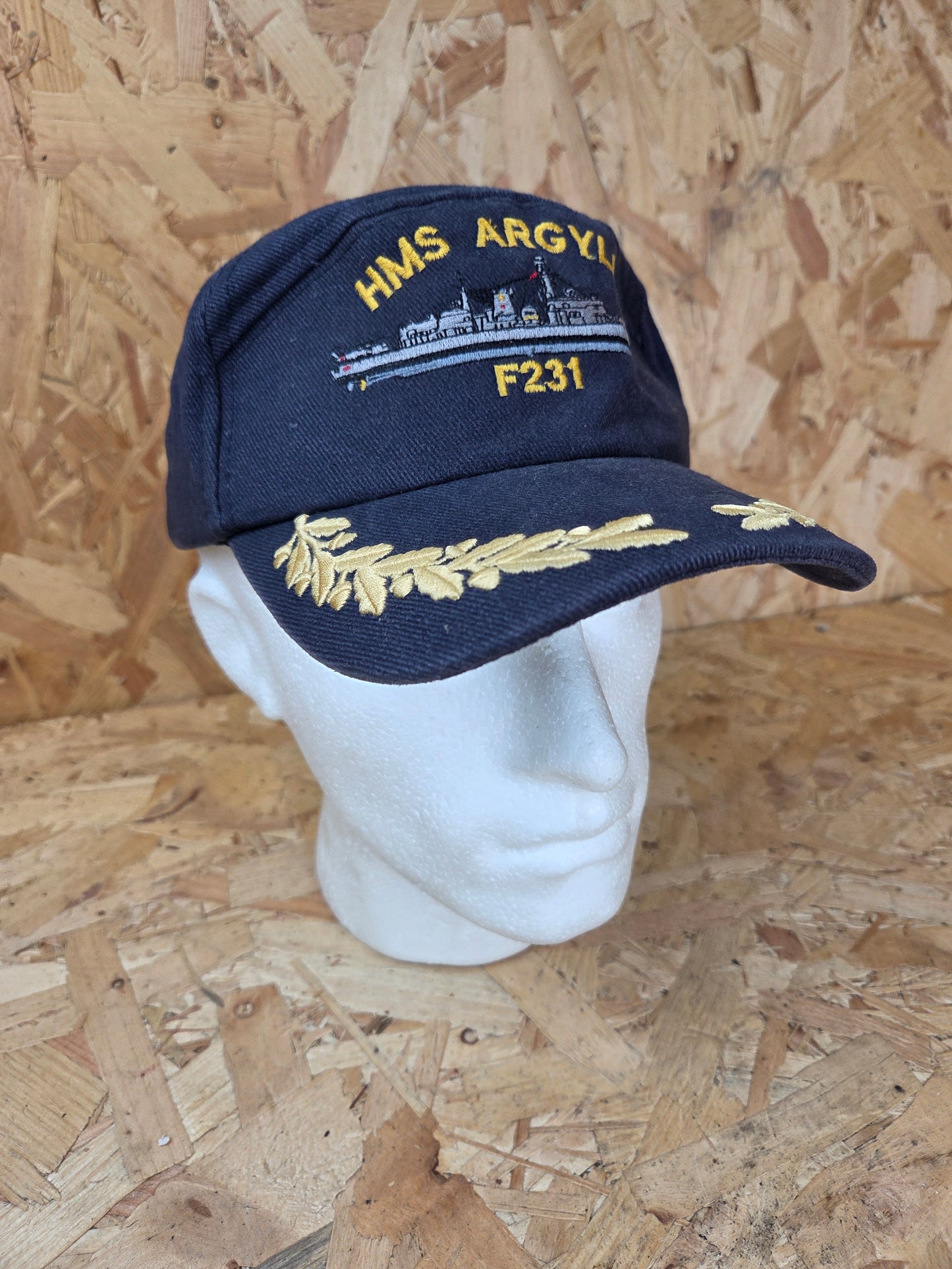 HMS Argyll F231 Royal Navy 23 Frigate - Embroidered Naval Cap