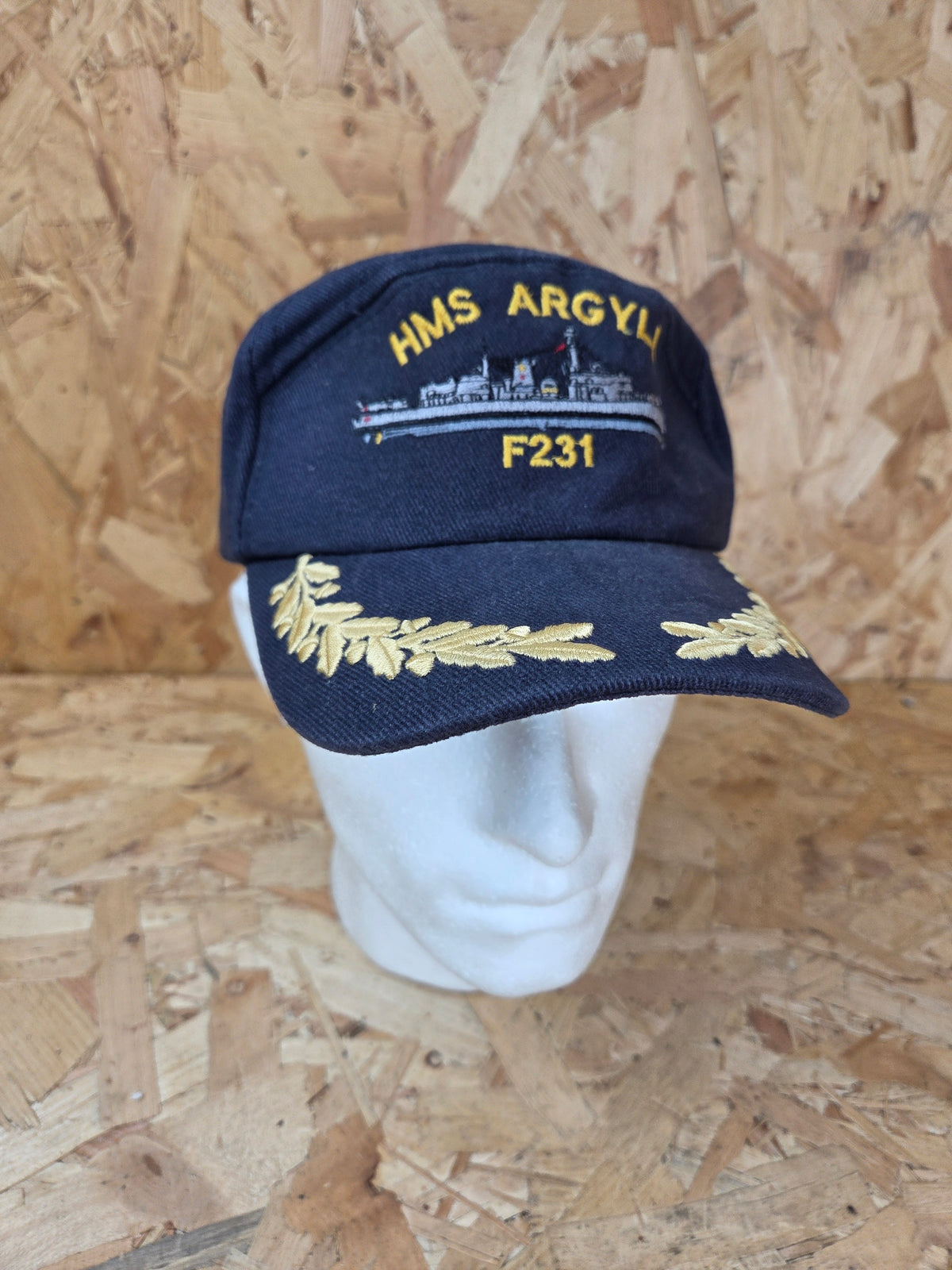 HMS Argyll F231 Royal Navy 23 Frigate - Embroidered Naval Cap