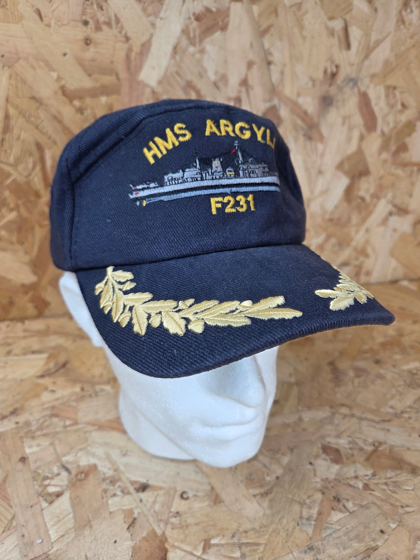 HMS Argyll F231 Royal Navy 23 Frigate - Embroidered Naval Cap