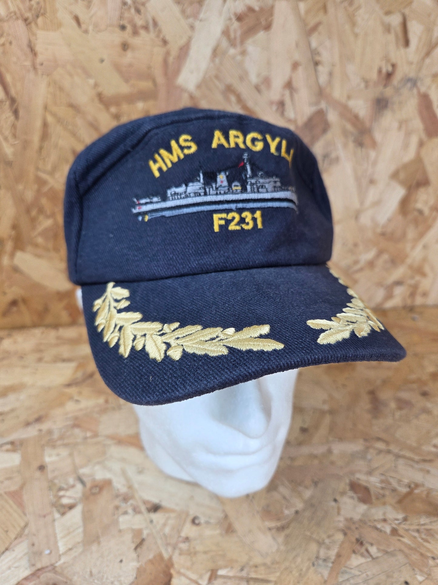 HMS Argyll F231 Royal Navy 23 Frigate - Embroidered Naval Cap