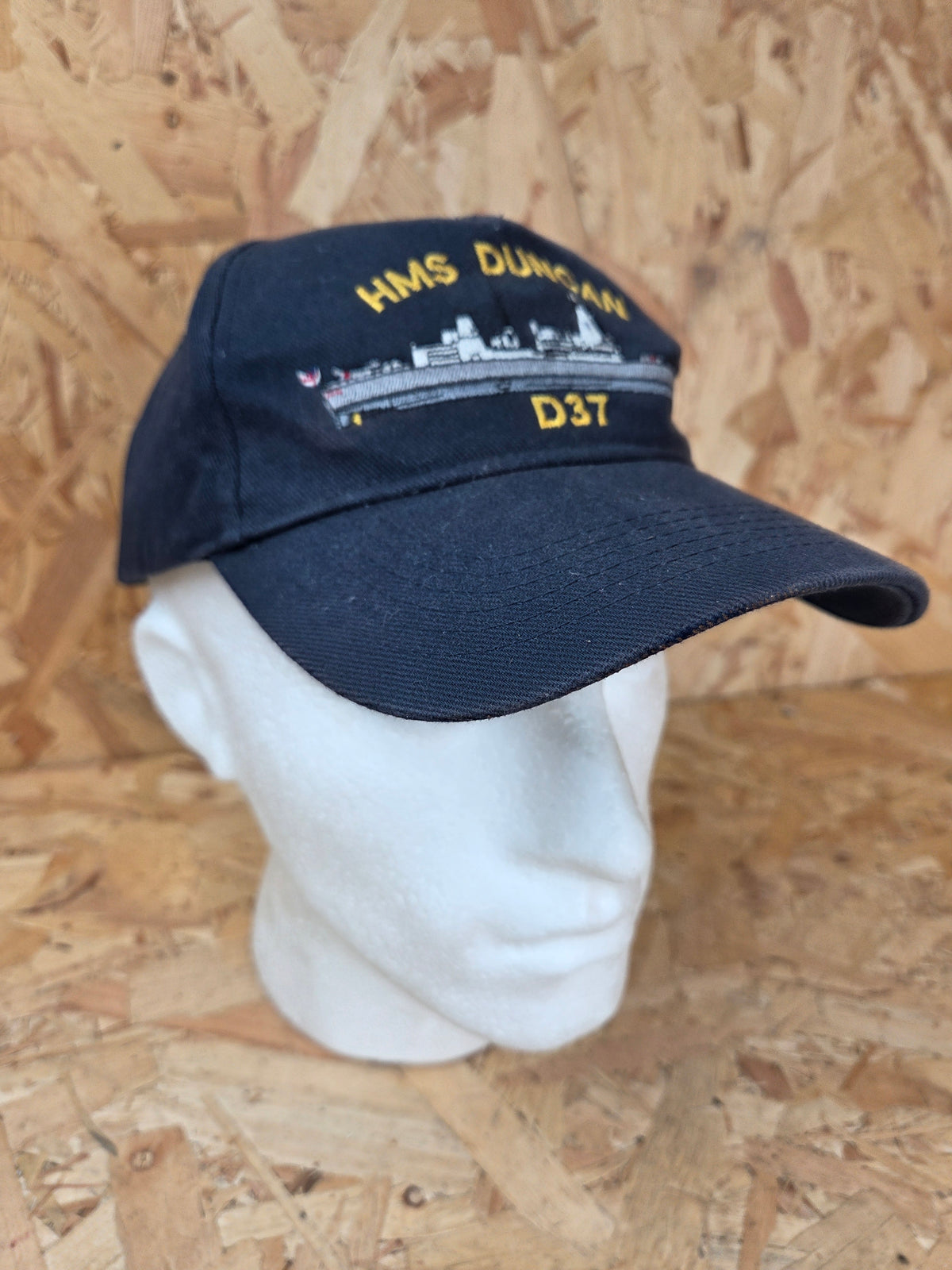 HMS Duncan D37 Royal Navy Type 45 Destroyer Embroidered Cap - Only 1 Available