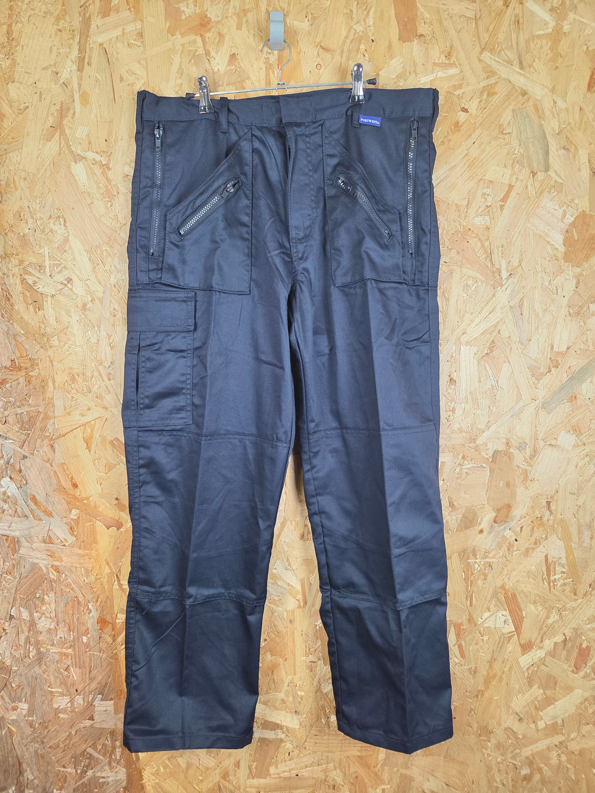 Portwest Action Cargo Work Trousers - Dark Navy Blue