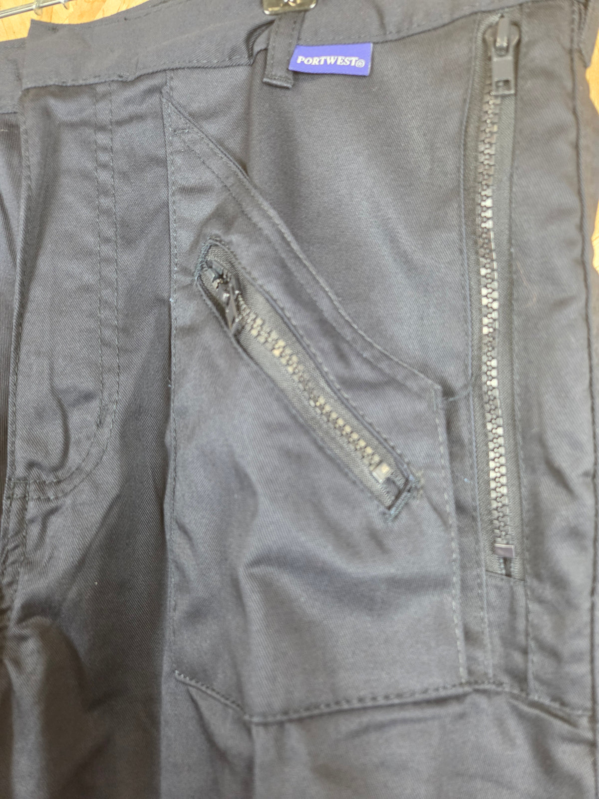 Portwest Action Cargo Work Trousers - Dark Navy Blue