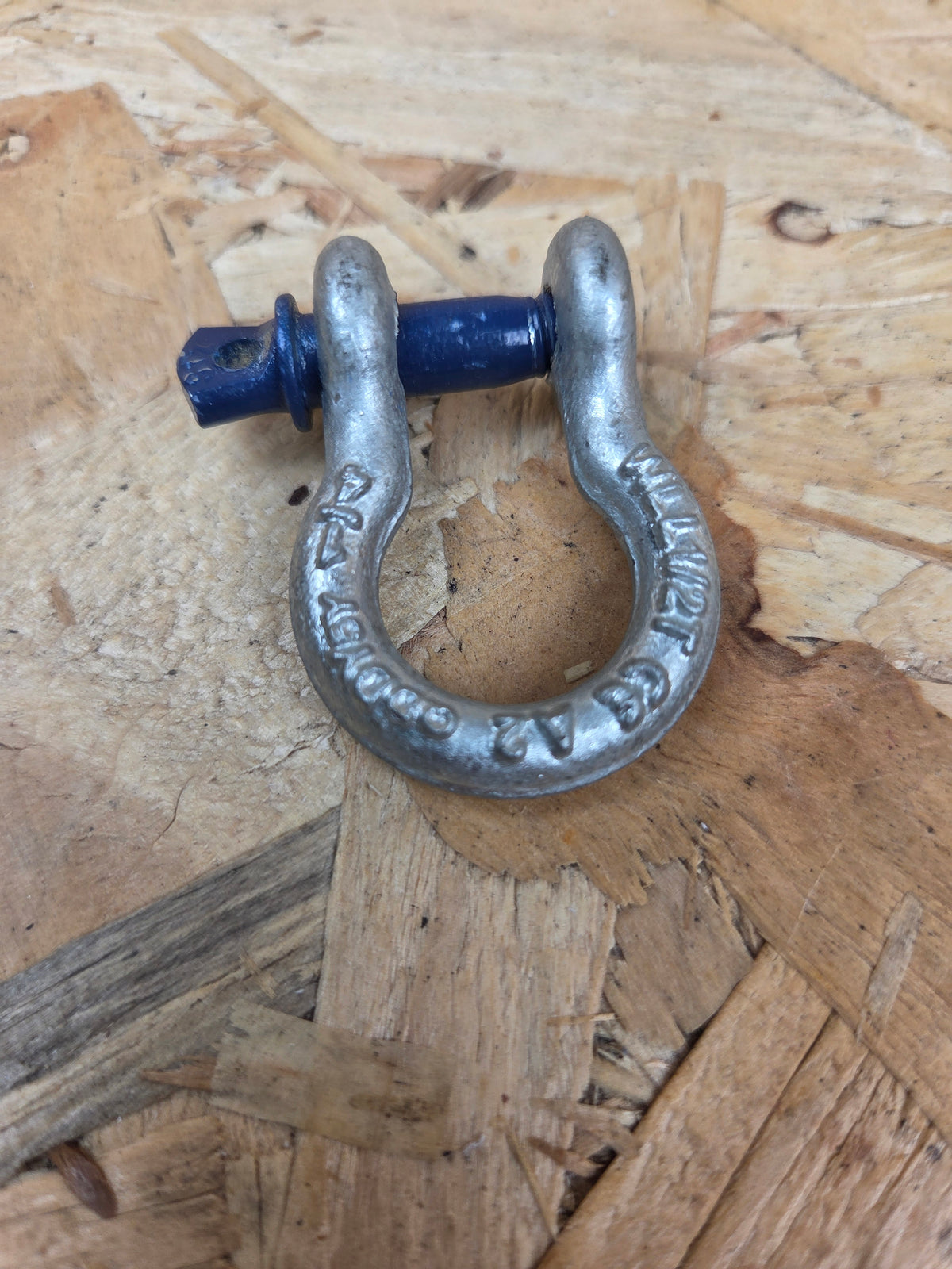 1/4" Tested Steel D Shackle Screw Pin