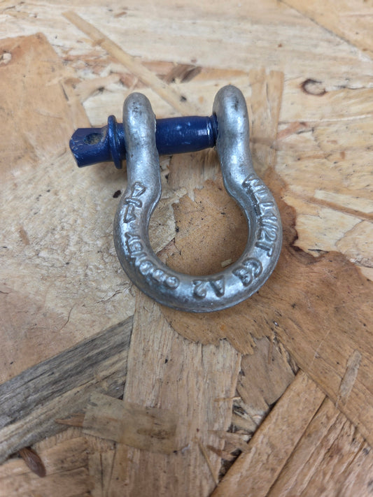 1/4" Tested Steel D Shackle Screw Pin