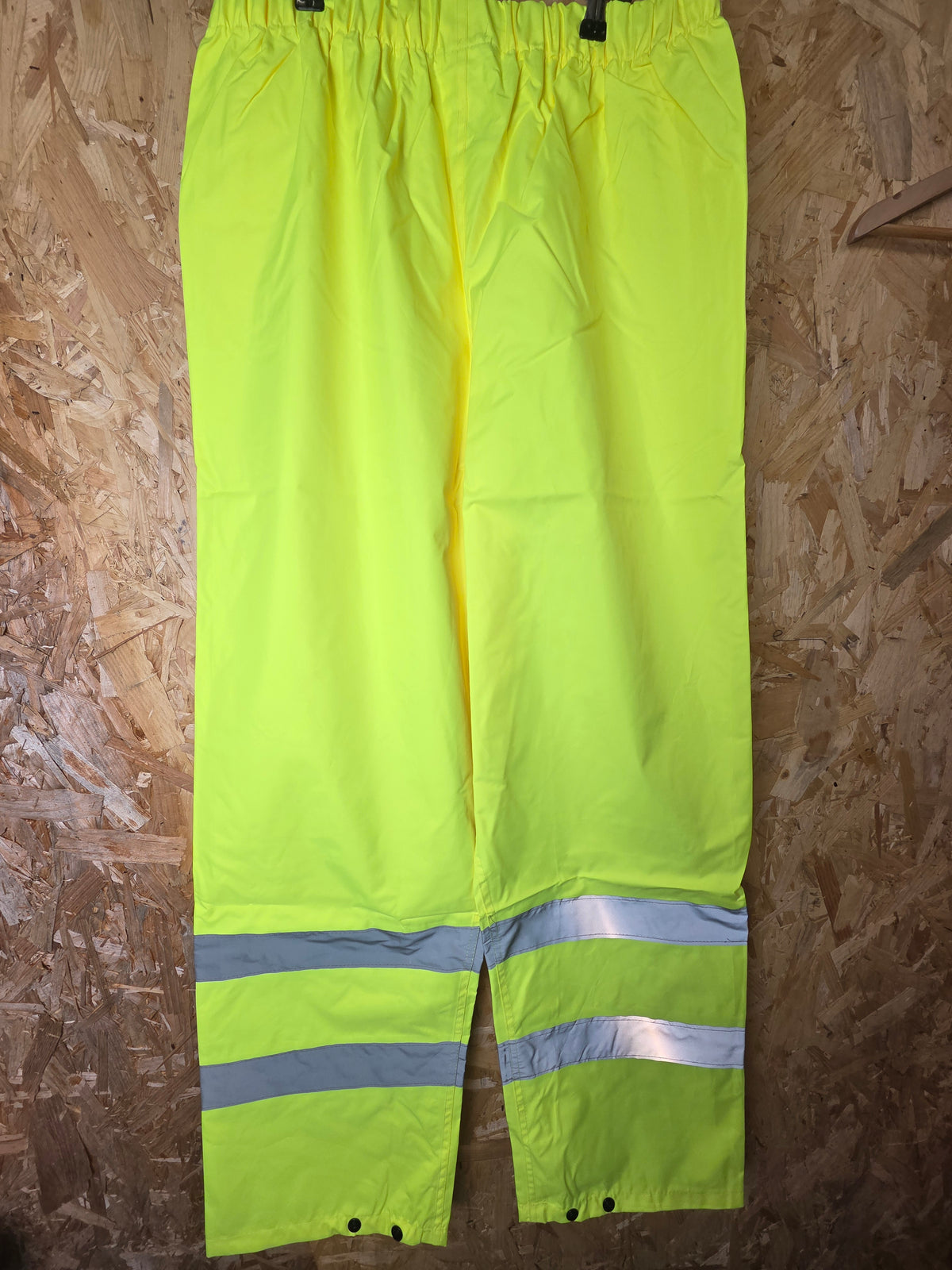Hi-Vis Waterproof Over Trousers Yellow & Reflective XL