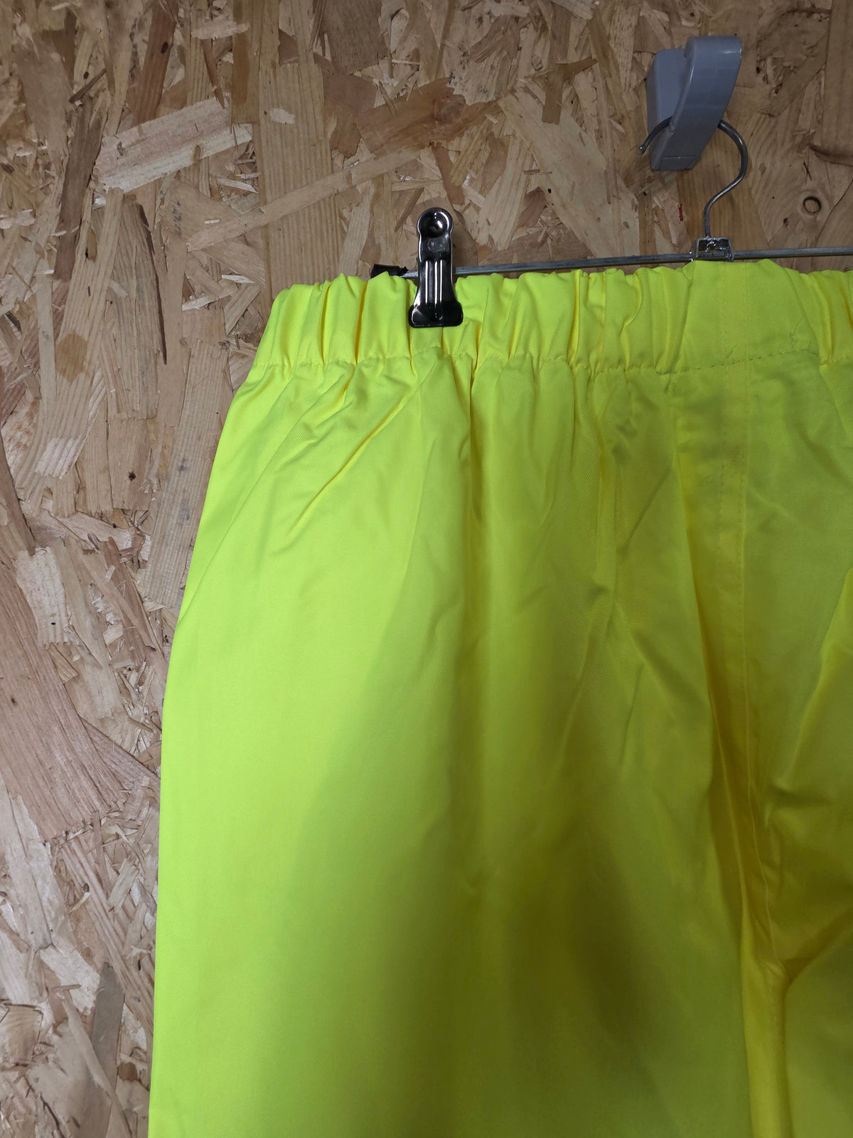 Hi-Vis Waterproof Over Trousers Yellow & Reflective XL