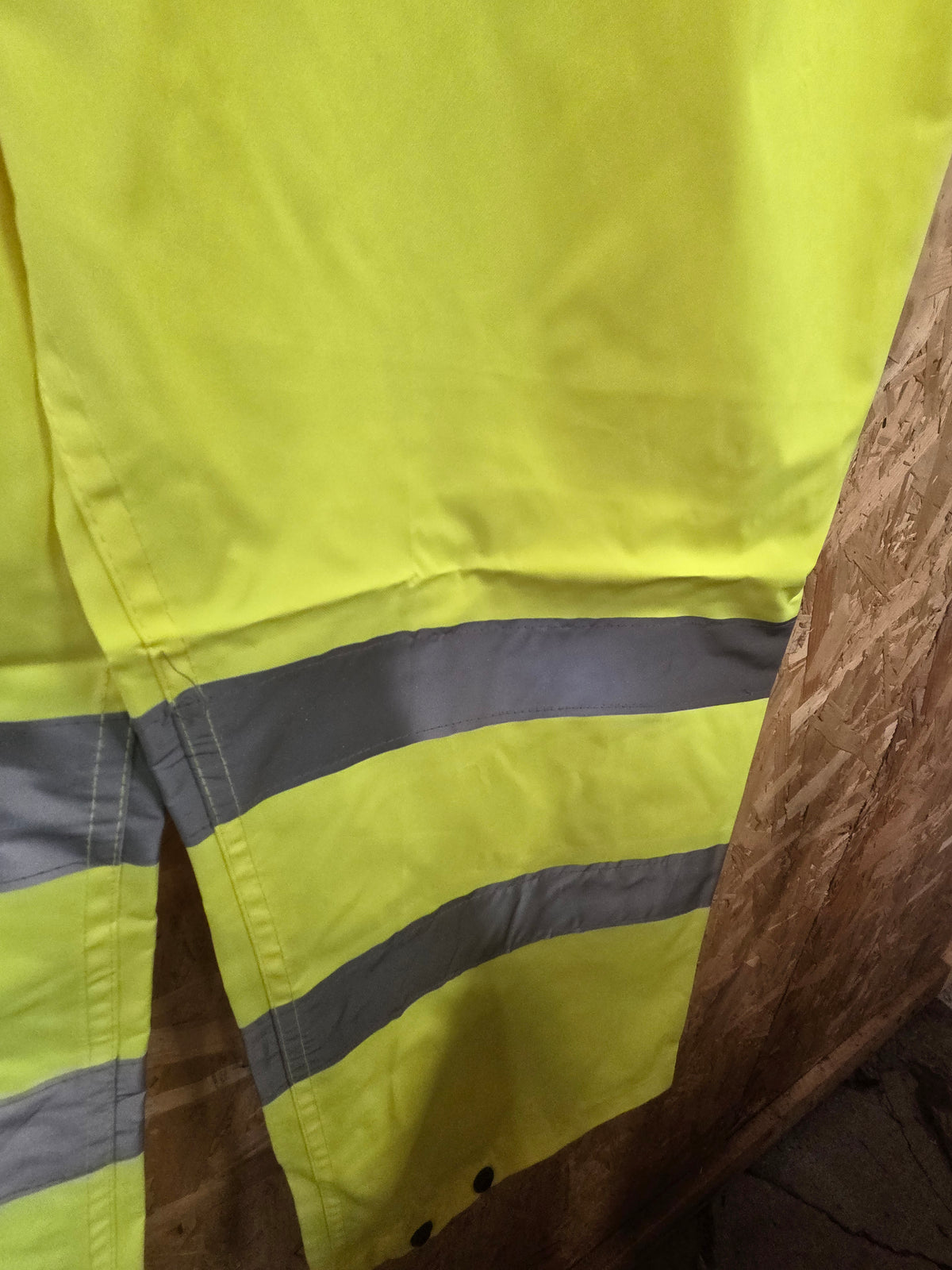 Hi-Vis Waterproof Over Trousers Yellow & Reflective XL
