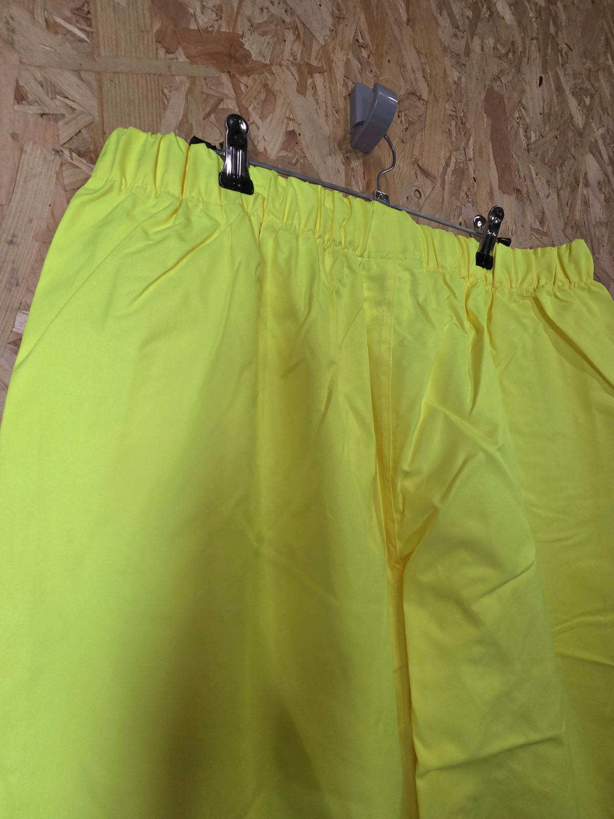 Hi-Vis Waterproof Over Trousers Yellow & Reflective XL