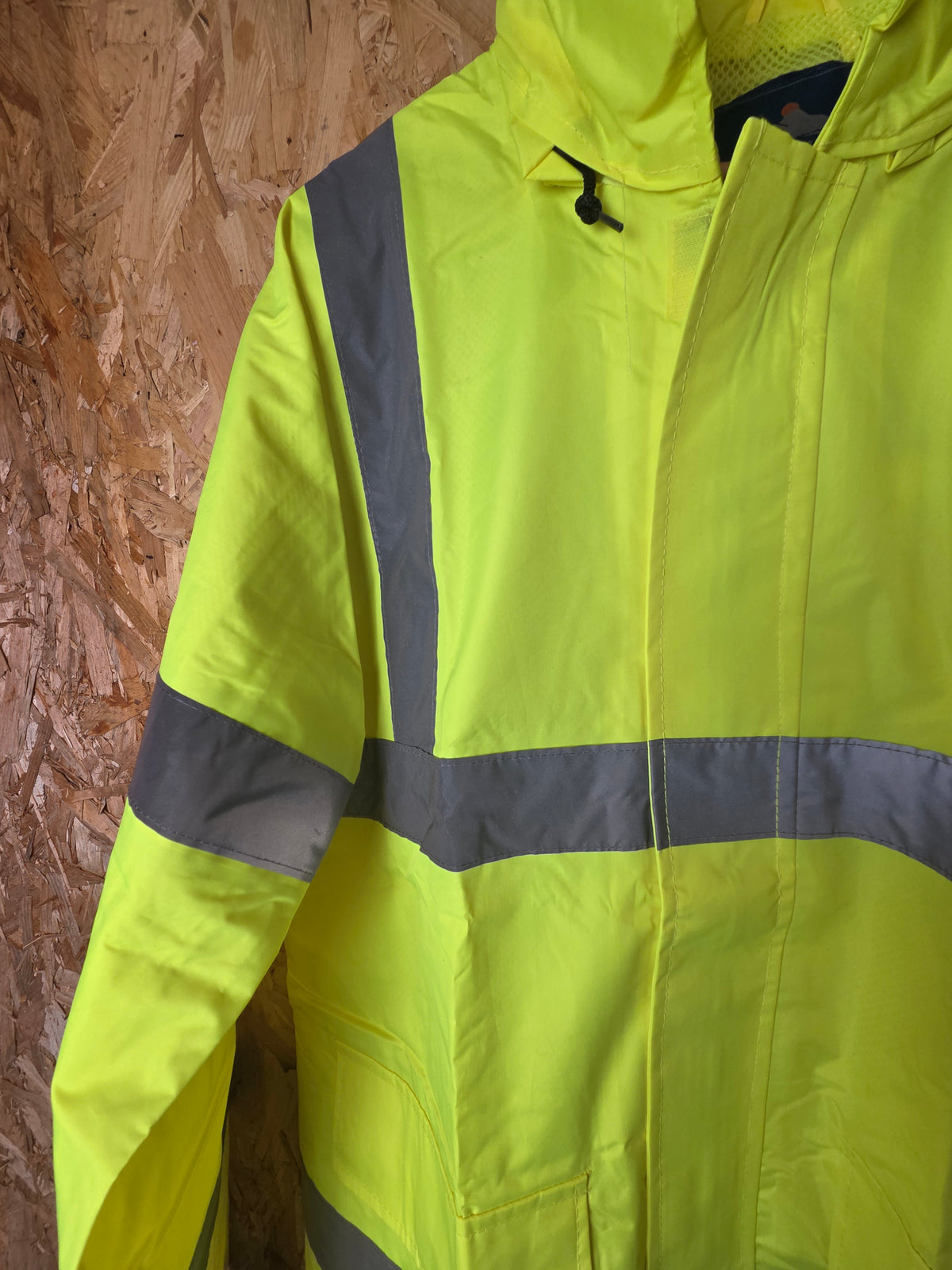 Hi-Vis Waterproof Jacket with Reflective Strips Portwest