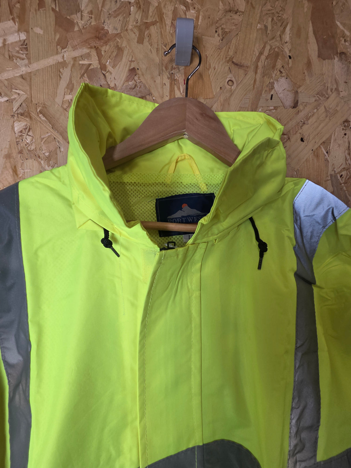 Hi-Vis Waterproof Jacket with Reflective Strips Portwest