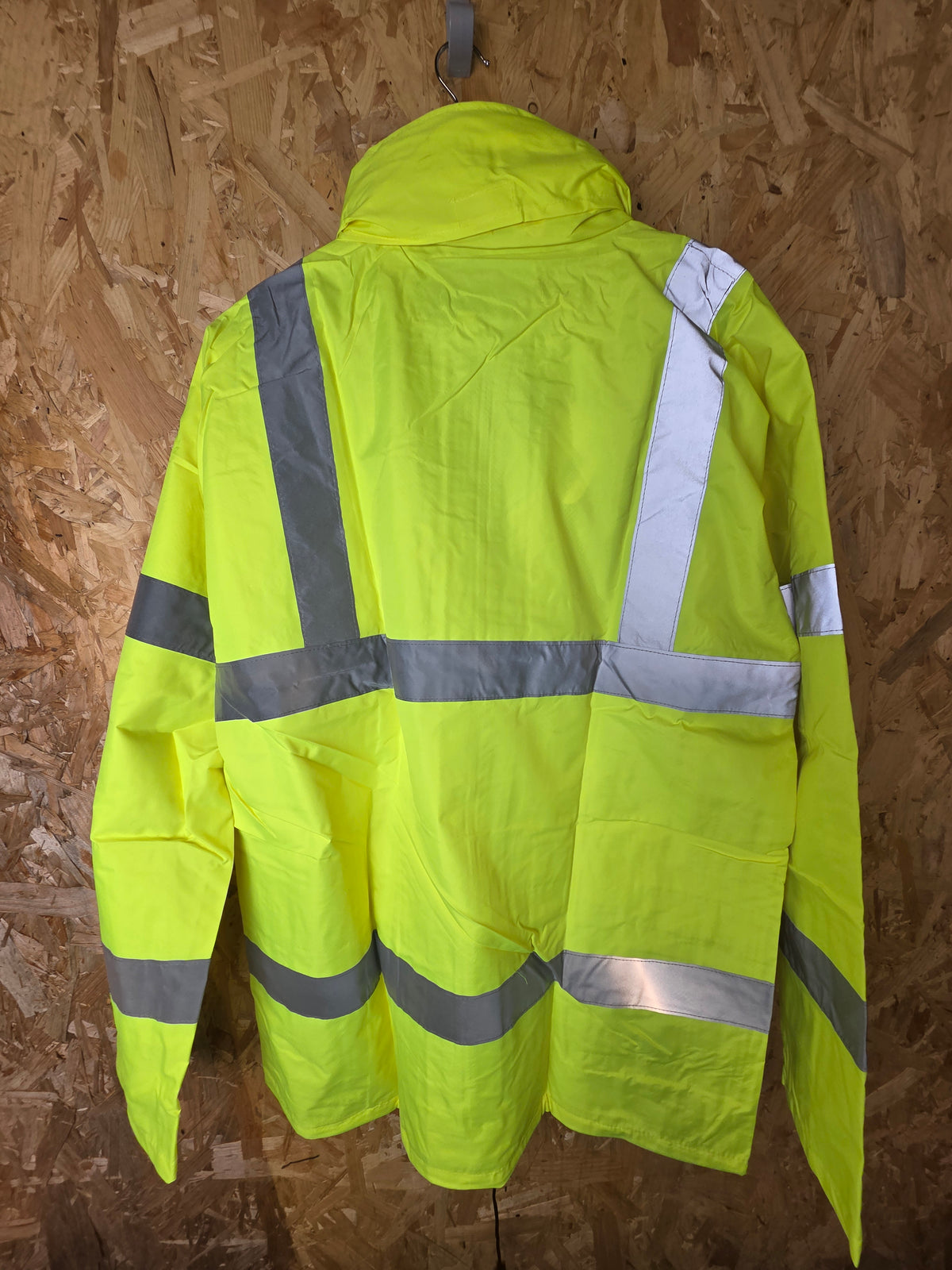 Hi-Vis Waterproof Jacket with Reflective Strips Portwest