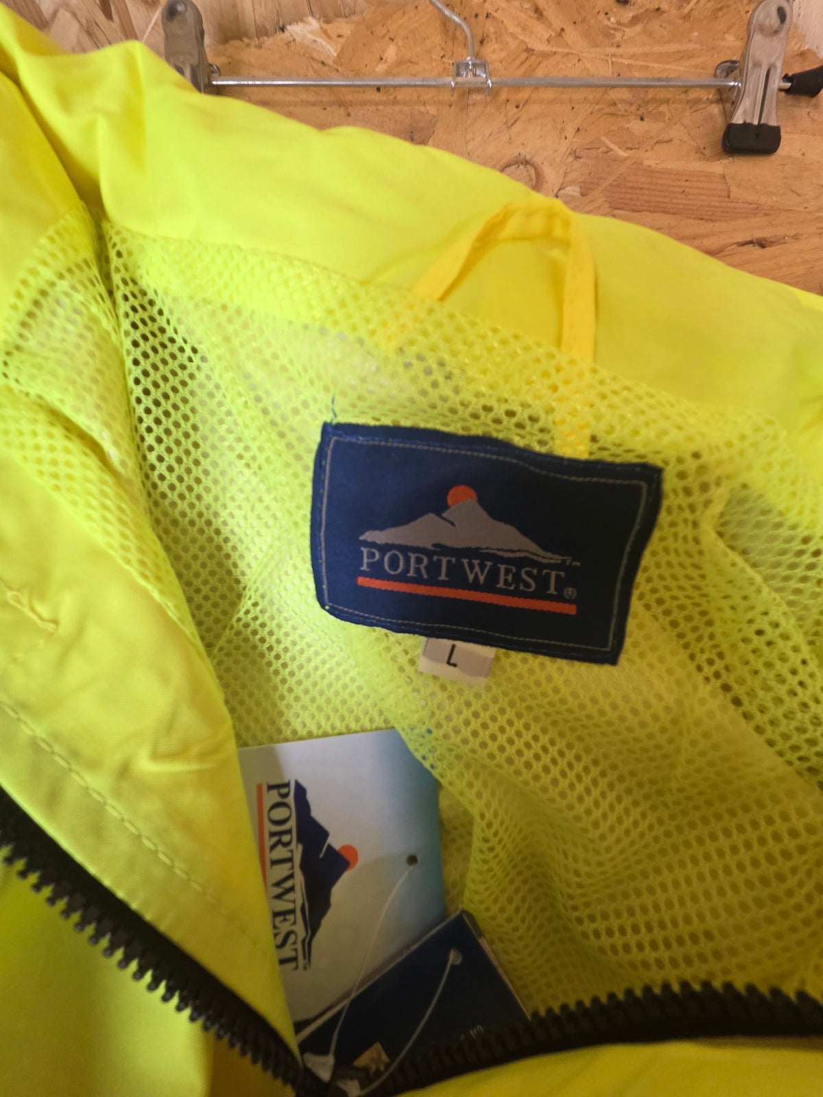Hi-Vis Waterproof Jacket with Reflective Strips Portwest