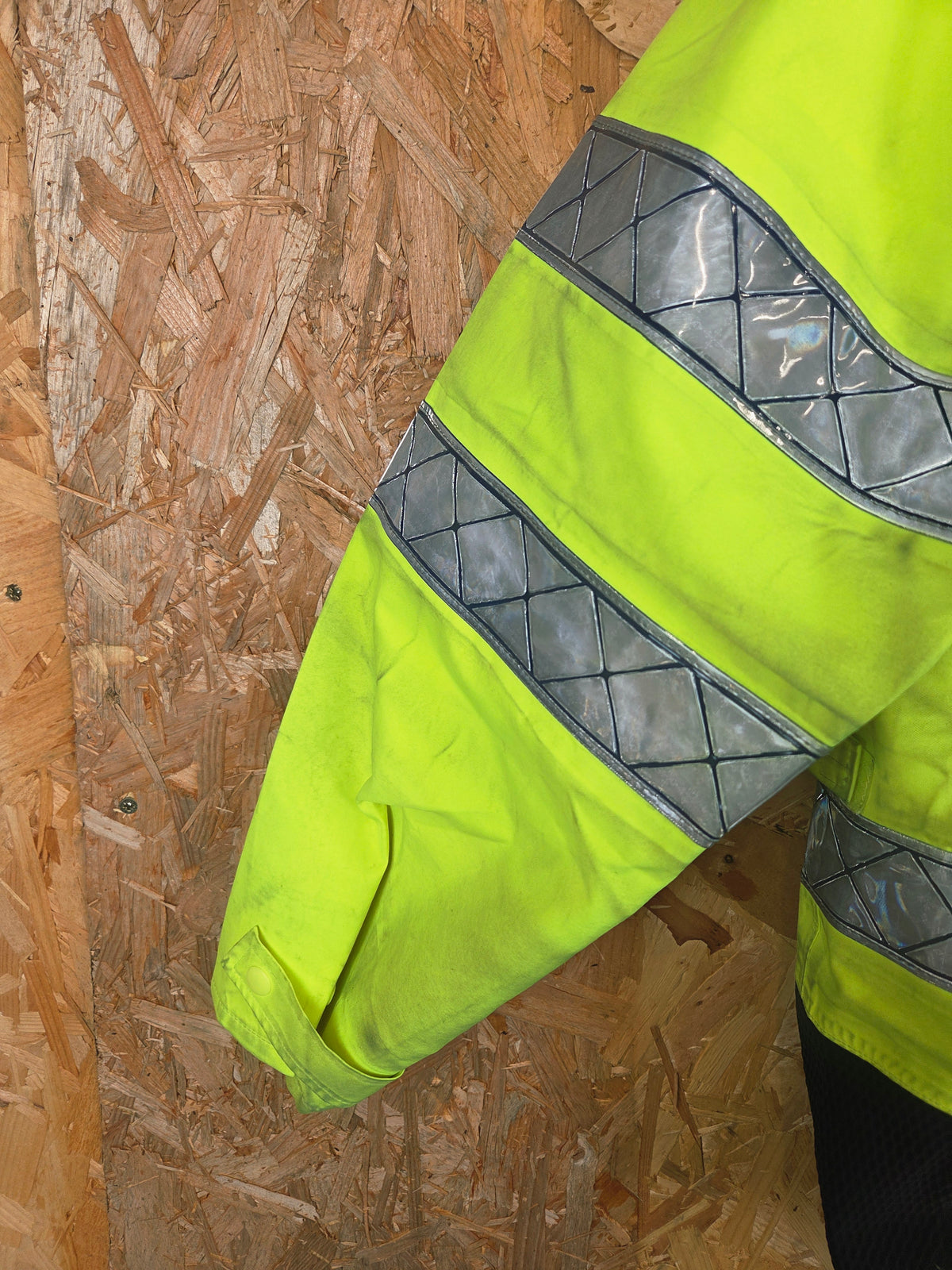 Ex Highways Goretex Bomber Class 3 Jacket - Orange Yellow Reflective