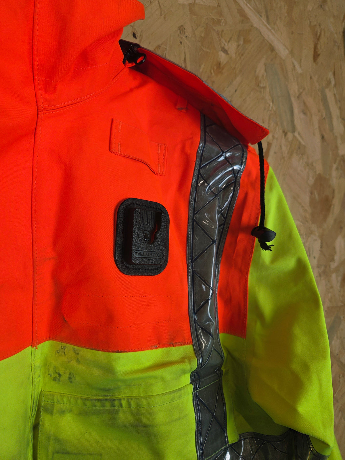 Ex Highways Goretex Bomber Class 3 Jacket - Orange Yellow Reflective