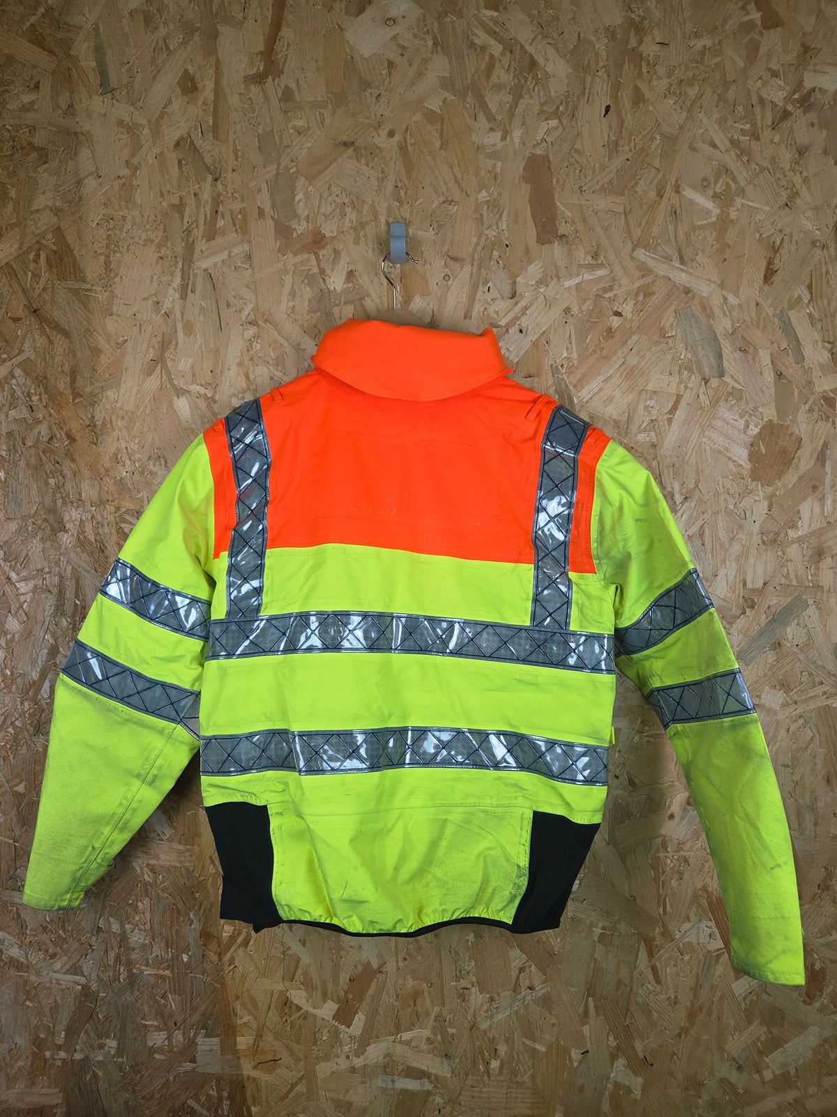 Ex Highways Goretex Bomber Class 3 Jacket - Orange Yellow Reflective
