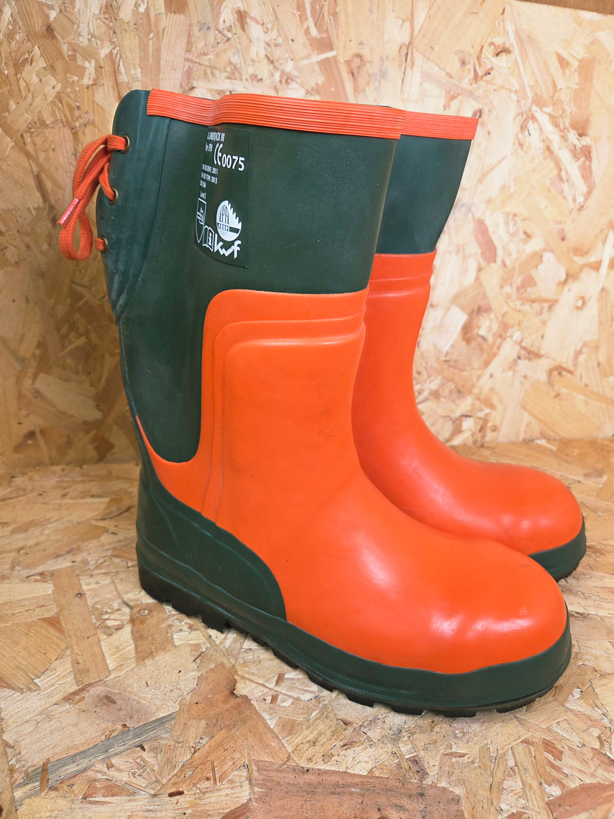 Rubber Chainsaw Safety Wellington Boots - Level 3
