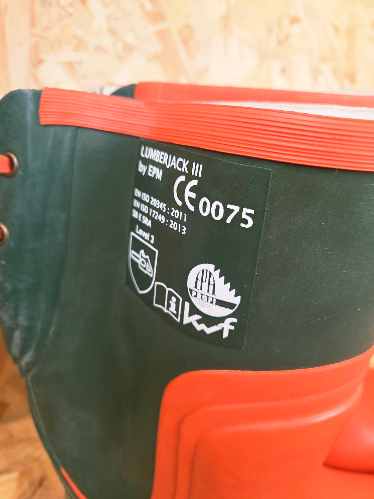 Rubber Chainsaw Safety Wellington Boots - Level 3