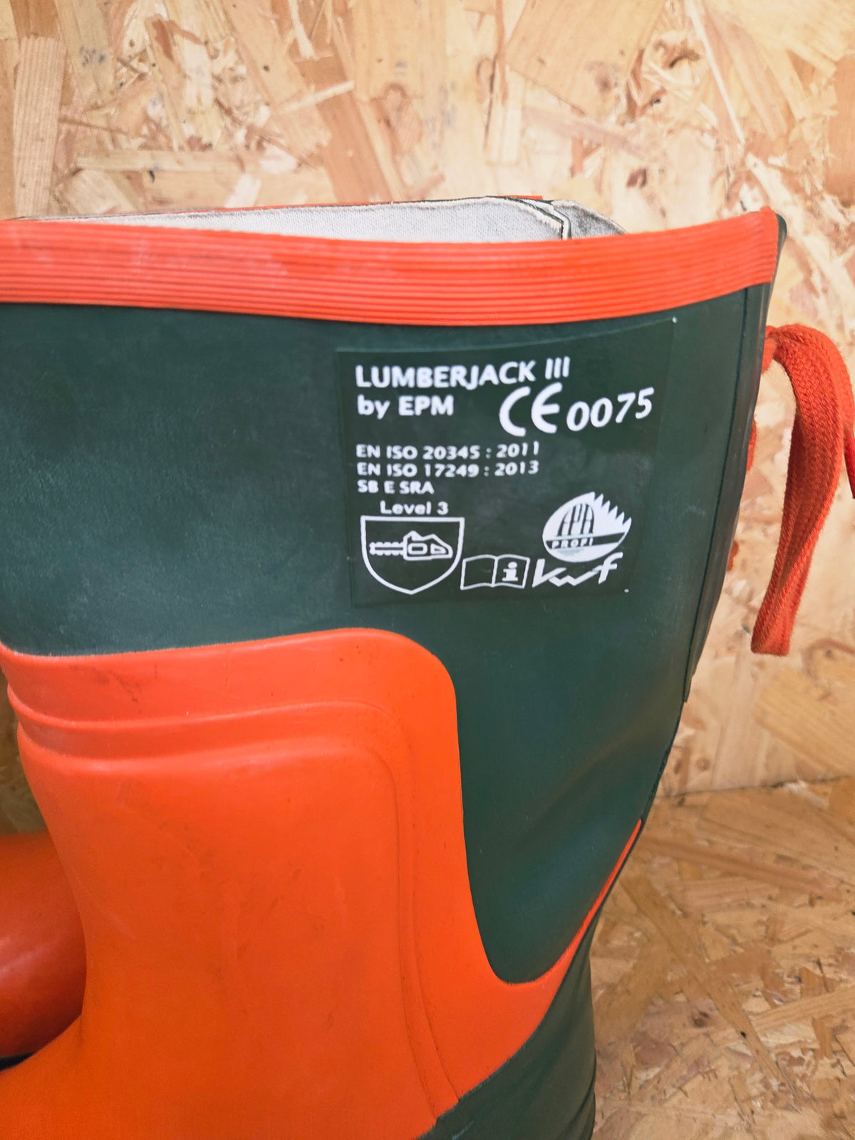 Rubber Chainsaw Safety Wellington Boots - Level 3