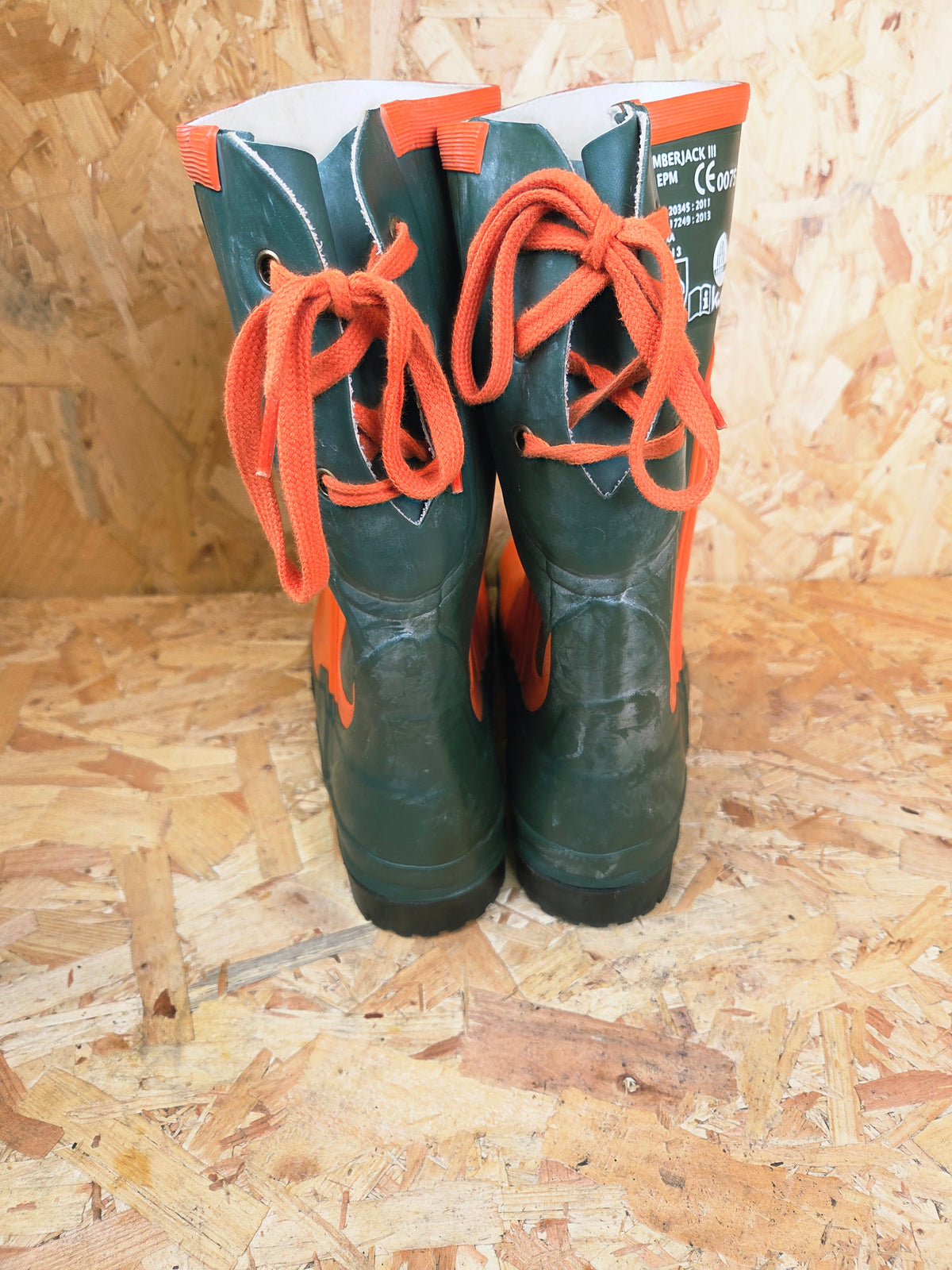 Rubber Chainsaw Safety Wellington Boots - Level 3