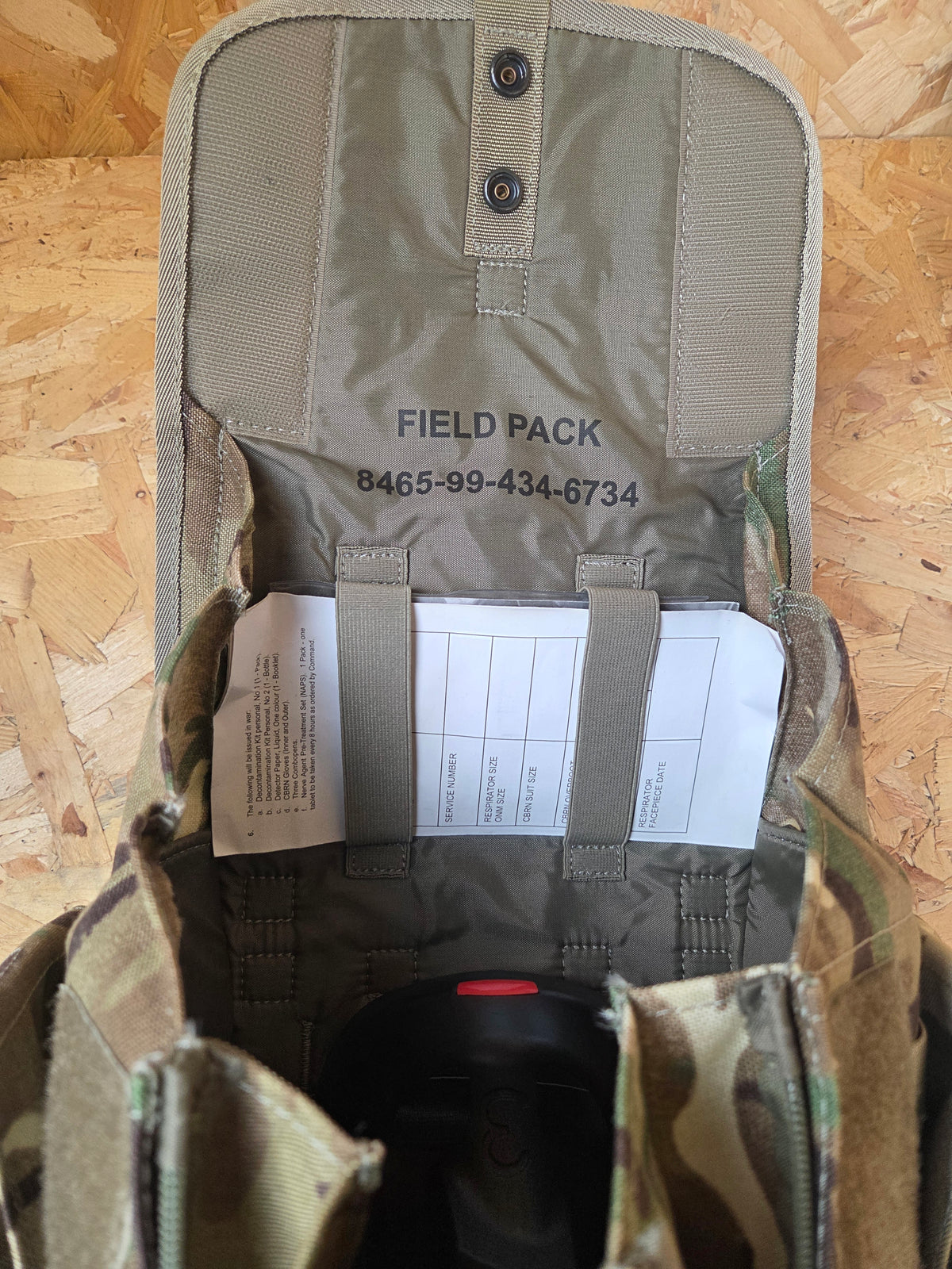 GSR General Service Respirator Gas Mask & MTP Field Pack - Size 3