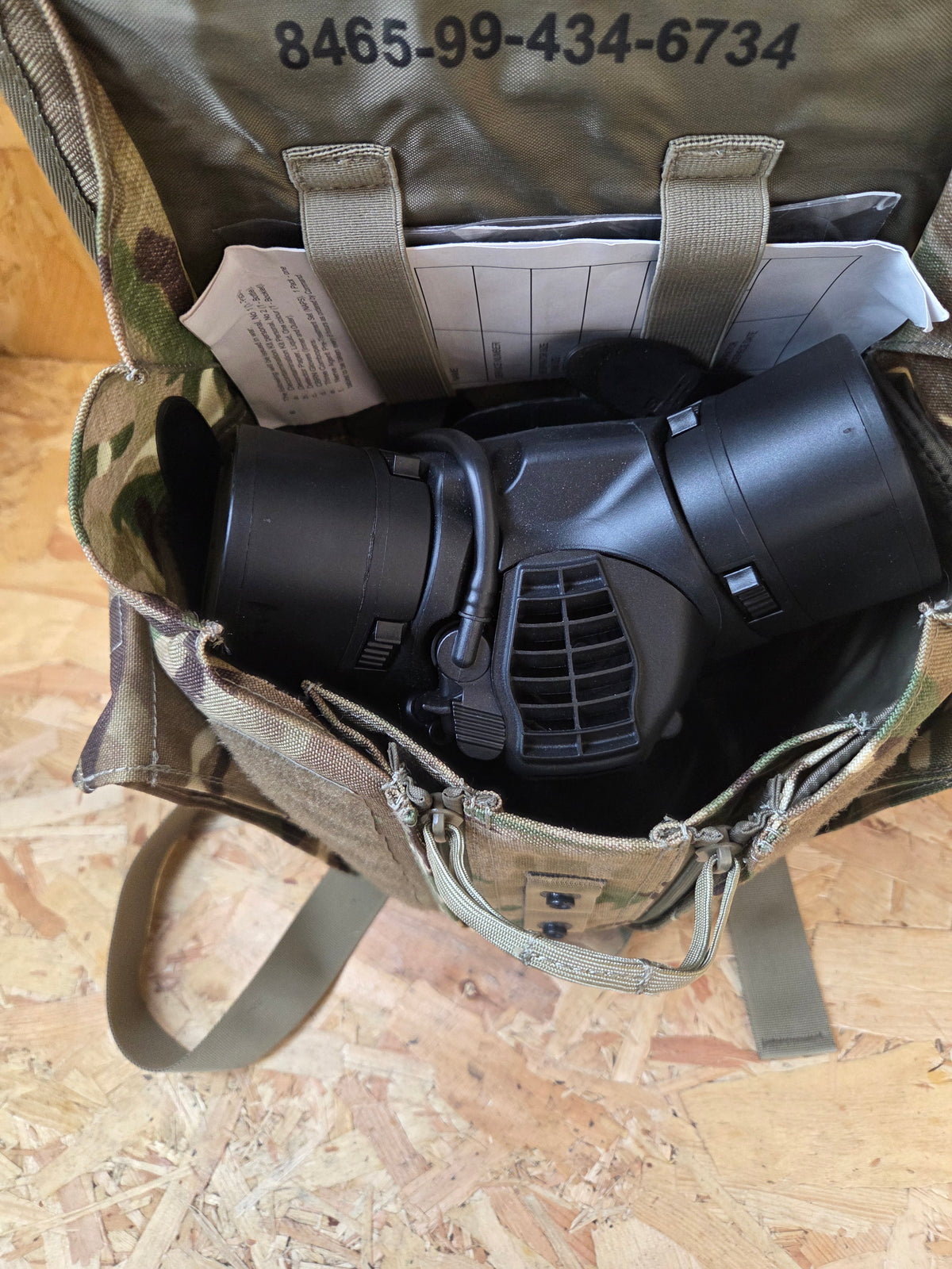 GSR General Service Respirator Gas Mask & MTP Field Pack - Size 3
