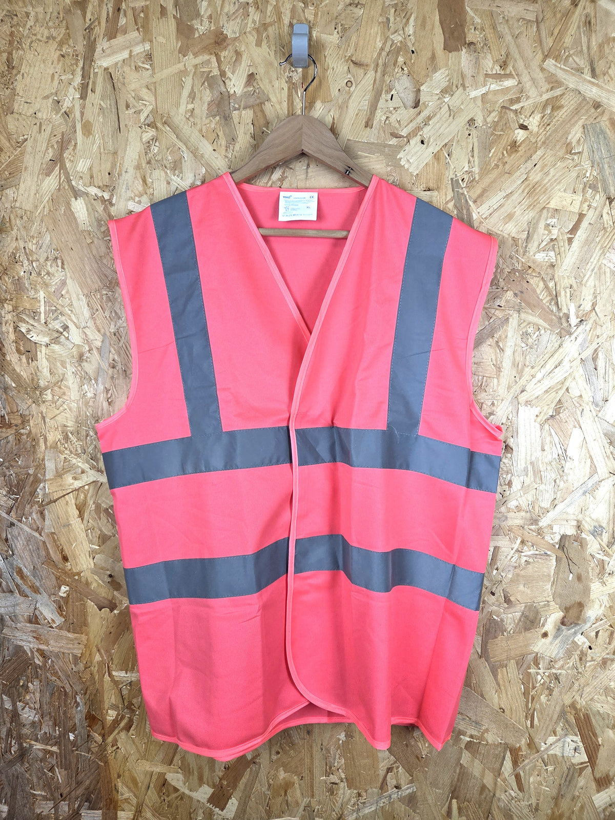Pink Hi-Vis Reflective Safety Vest - XL