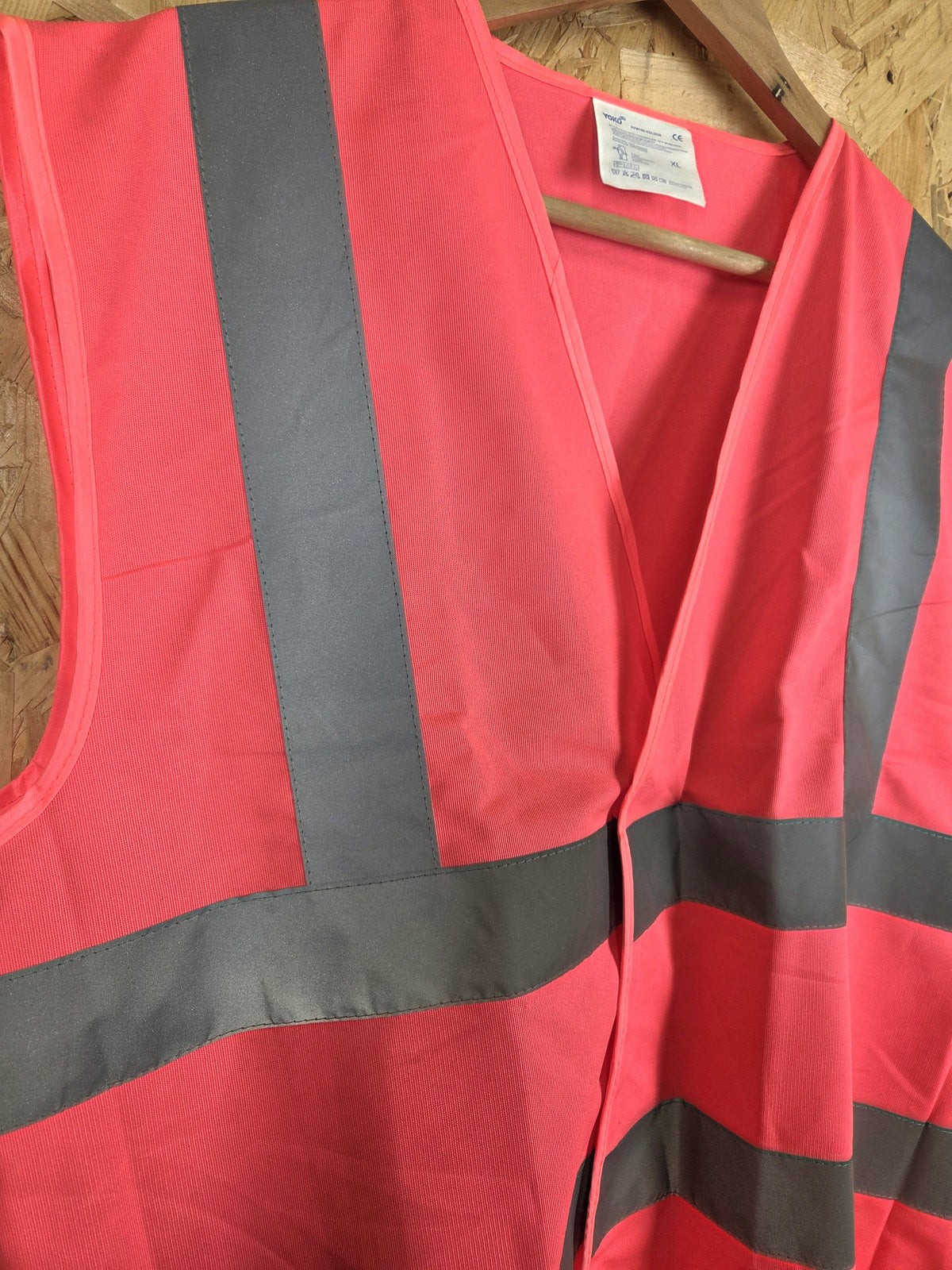 Pink Hi-Vis Reflective Safety Vest - XL