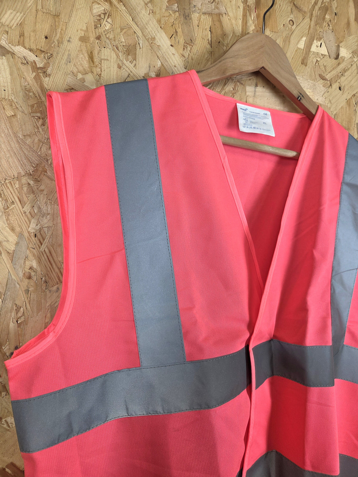Pink Hi-Vis Reflective Safety Vest - XL
