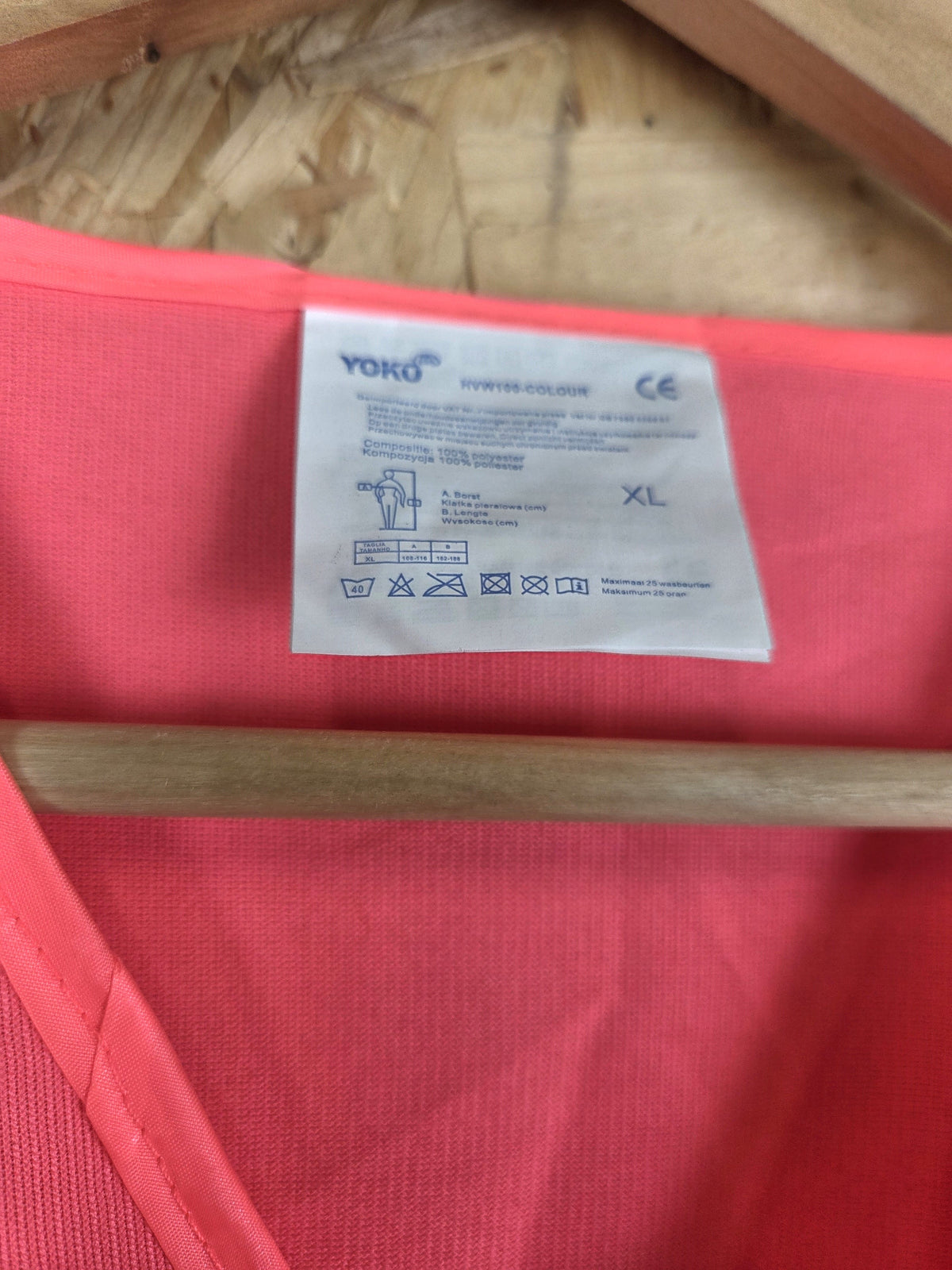 Pink Hi-Vis Reflective Safety Vest - XL