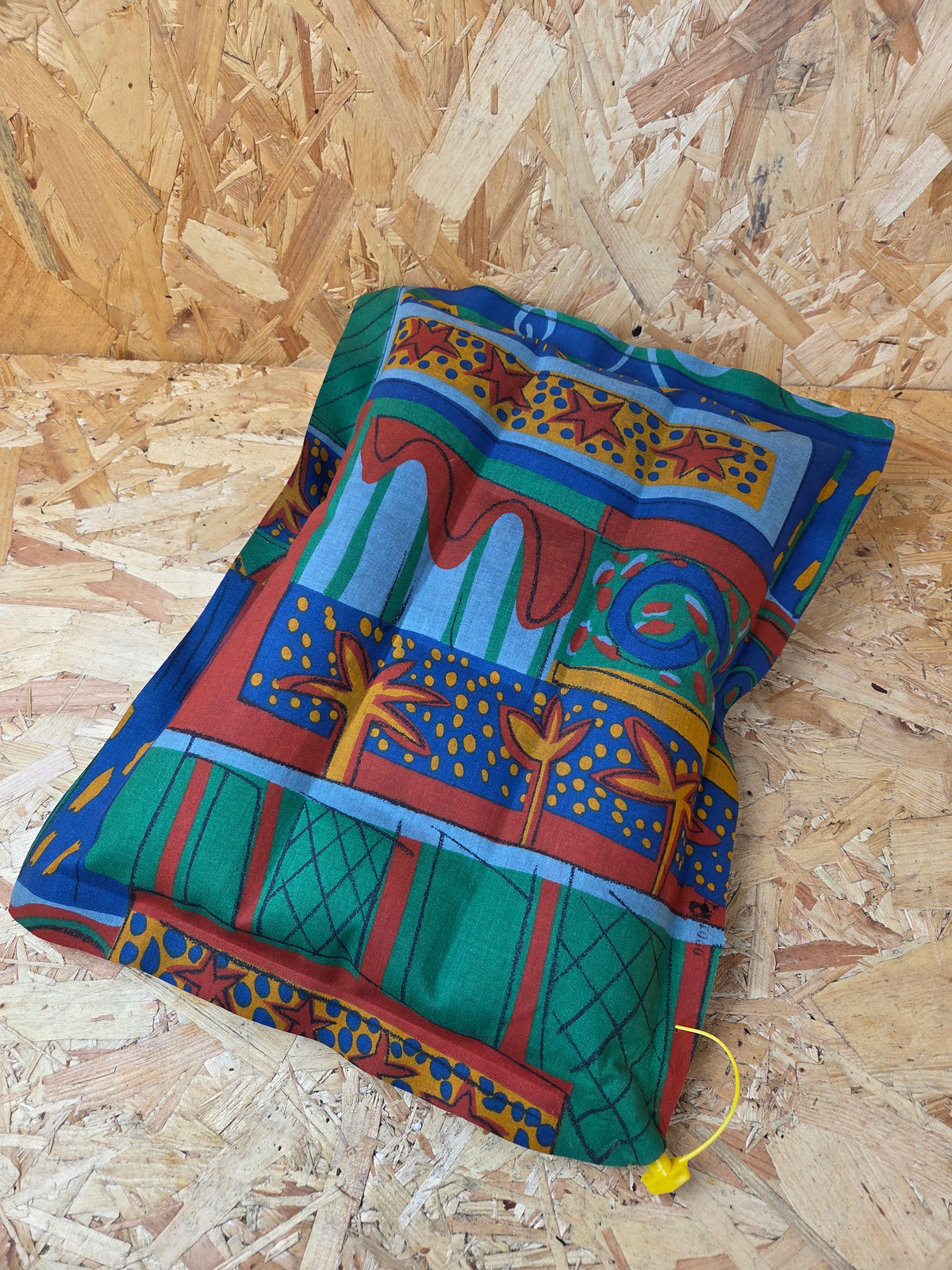 Inflatable Camping Pillow Cushion - Retro 46cm x 36cm