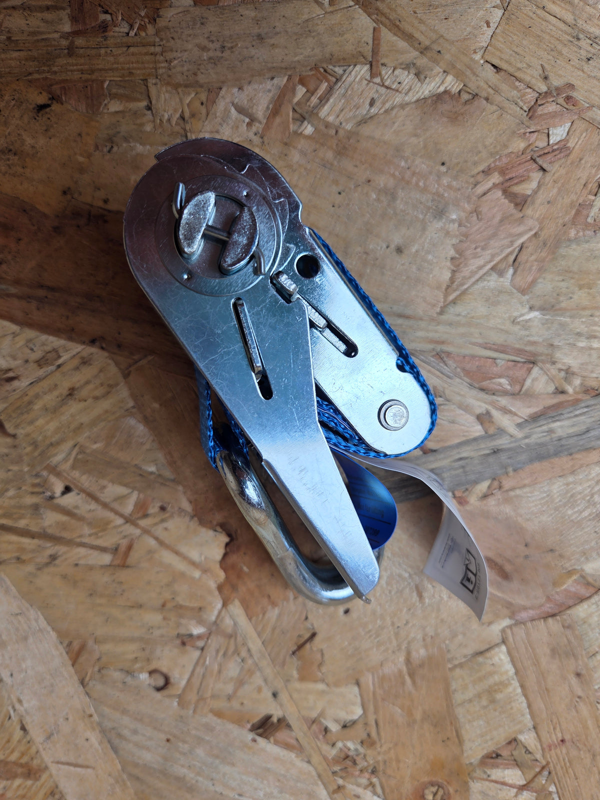 Ratchet Load Strap 8m x 25mm 800kg with Hooks – Blue