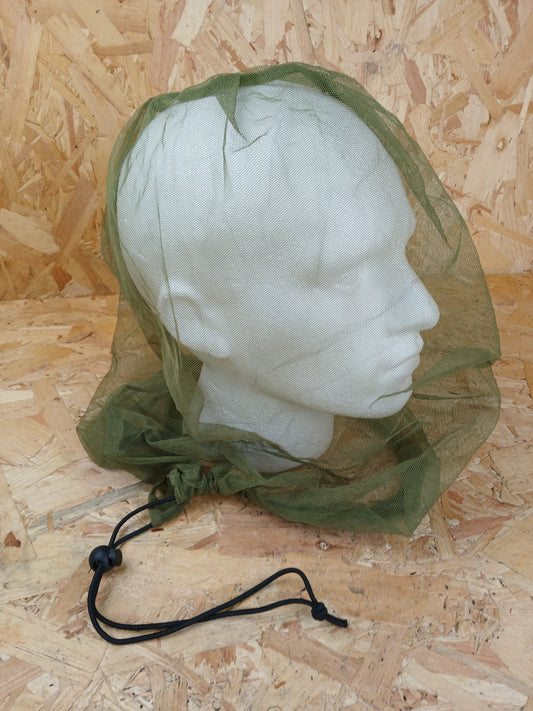 Genuine Military Surplus Mosquito Head Net – Olive Green