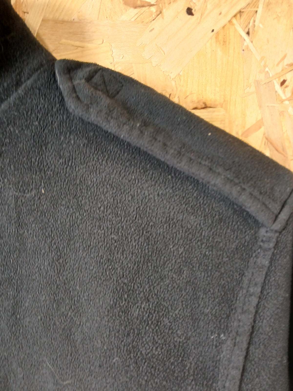 Ex Police Micro Fleece Mid-Layer - Quarter Zip Black