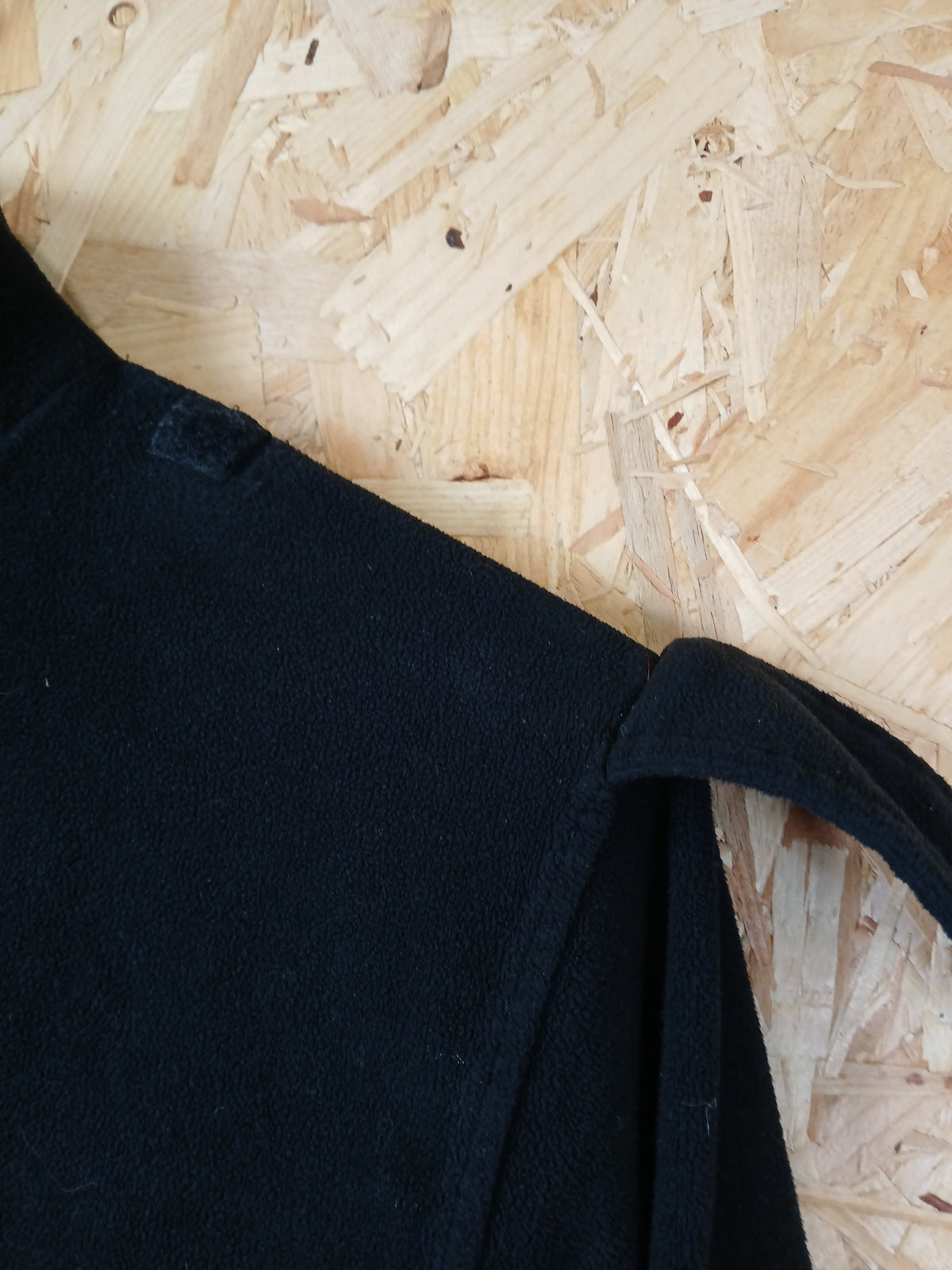 Ex Police Micro Fleece Mid-Layer - Quarter Zip Black