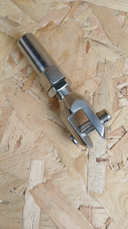 Wire Rope 316 Stainless Steel Swageless Fork Terminal - 6mm