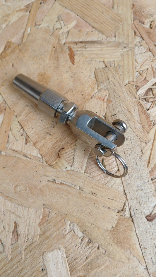 Wire Rope 316 Stainless Steel Swageless Fork Terminal - 4mm