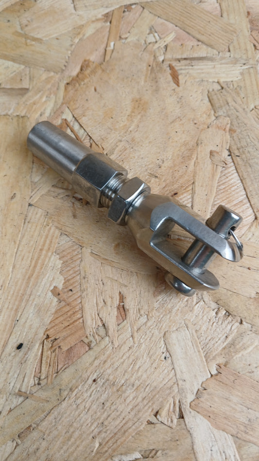 Wire Rope 316 Stainless Steel Swageless Fork Terminal - 5mm