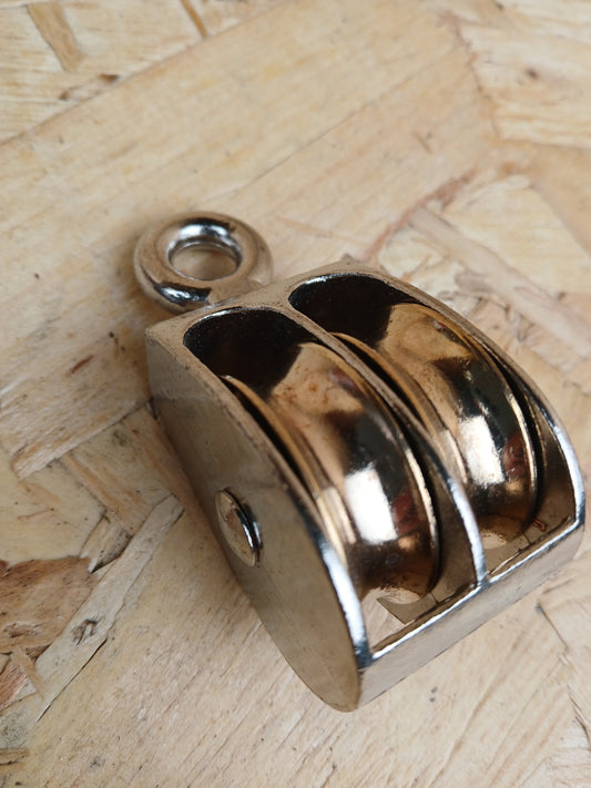 Double Pulley Block with Eye - 36mm