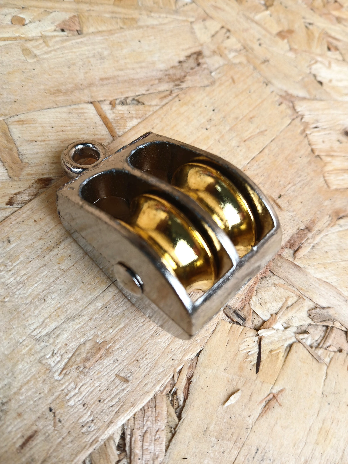 Double Pulley Block with Eye - 25mm