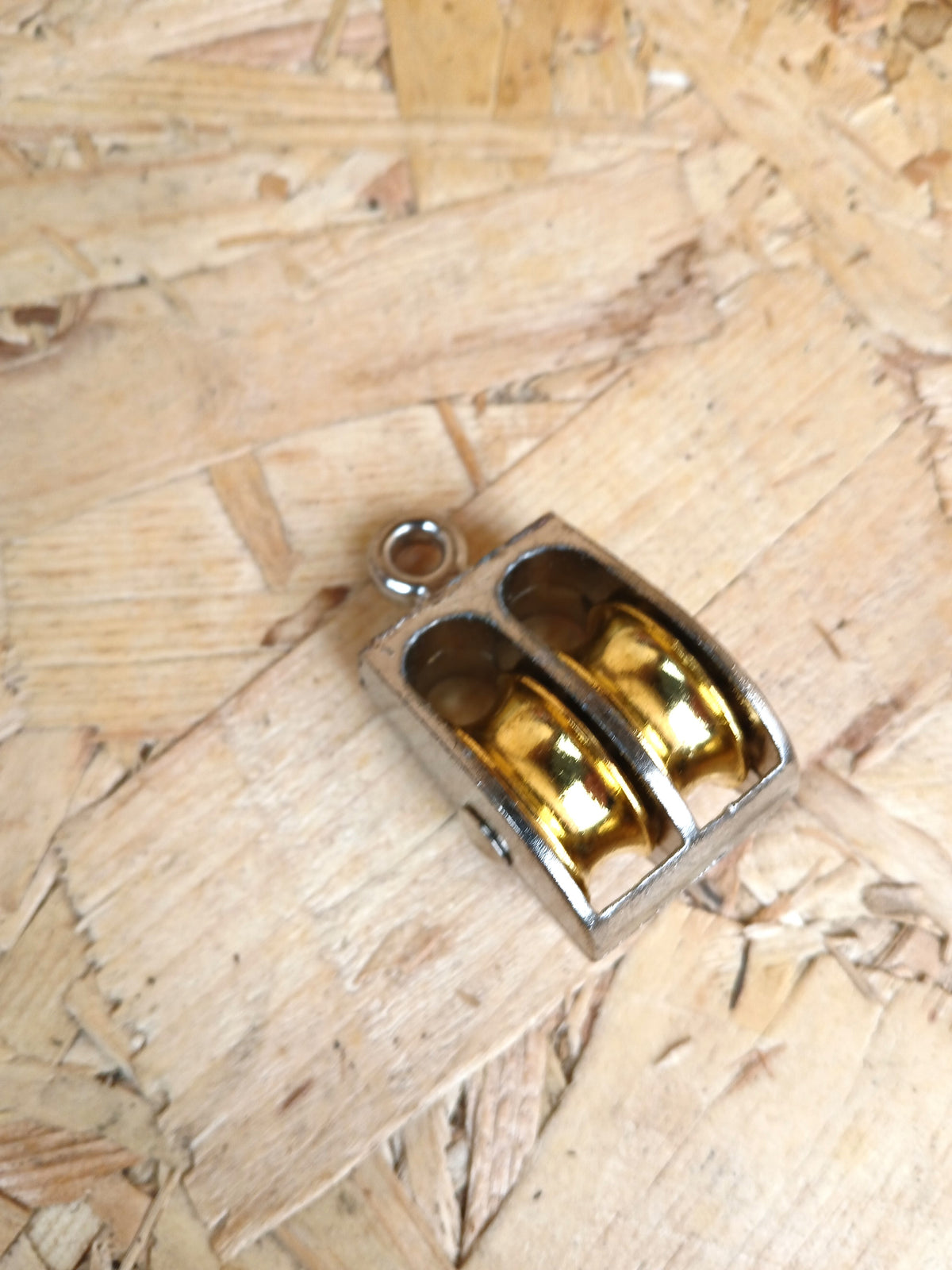Double Pulley Block with Eye - 25mm