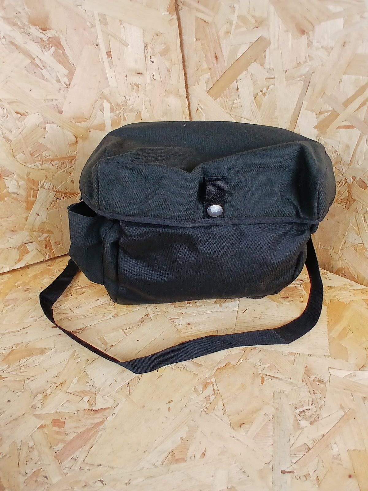 Genuine Avon Respirator Gas Mask Haversack - Black Carry Bag