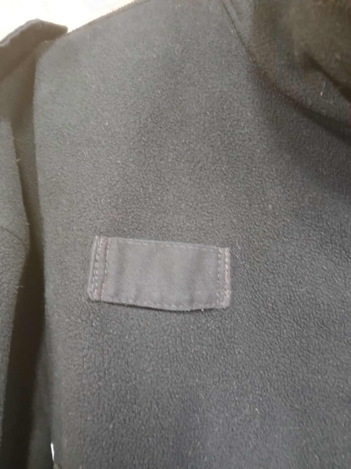 British Police Black with Checked Fleece with Radio Loop Turner Virr