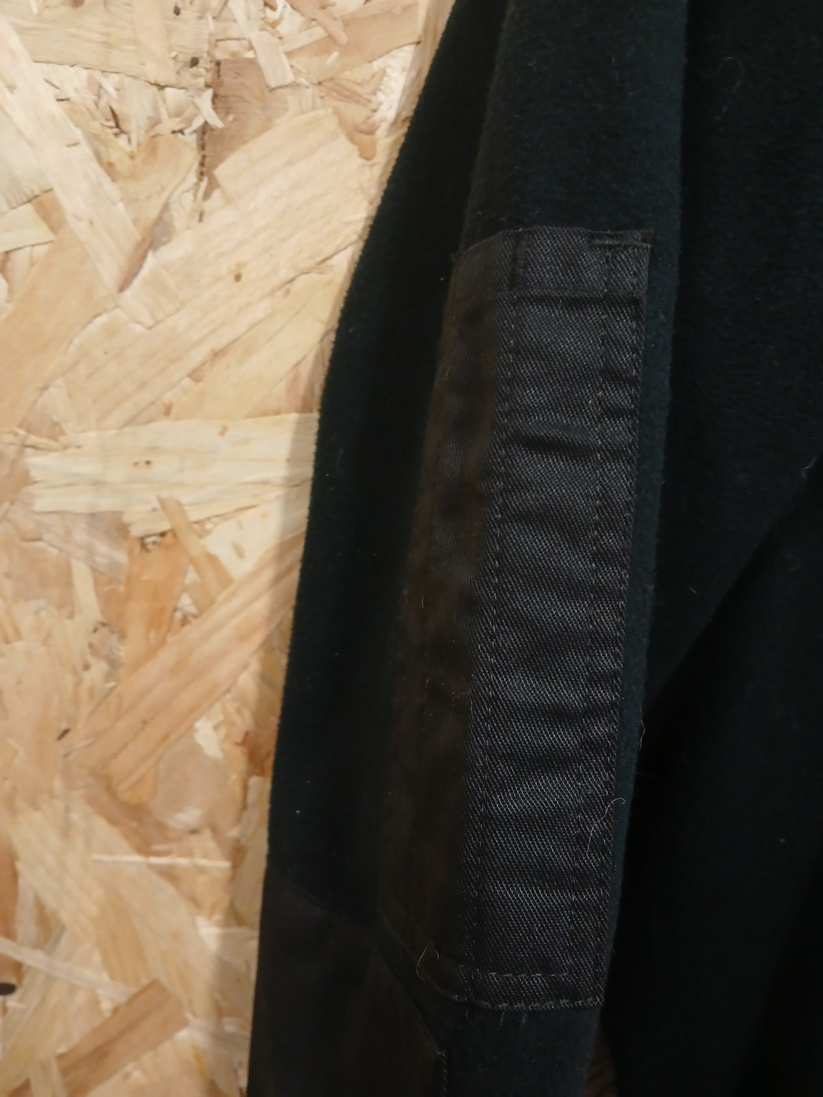British Police Black with Checked Fleece with Klickfast Cosalt