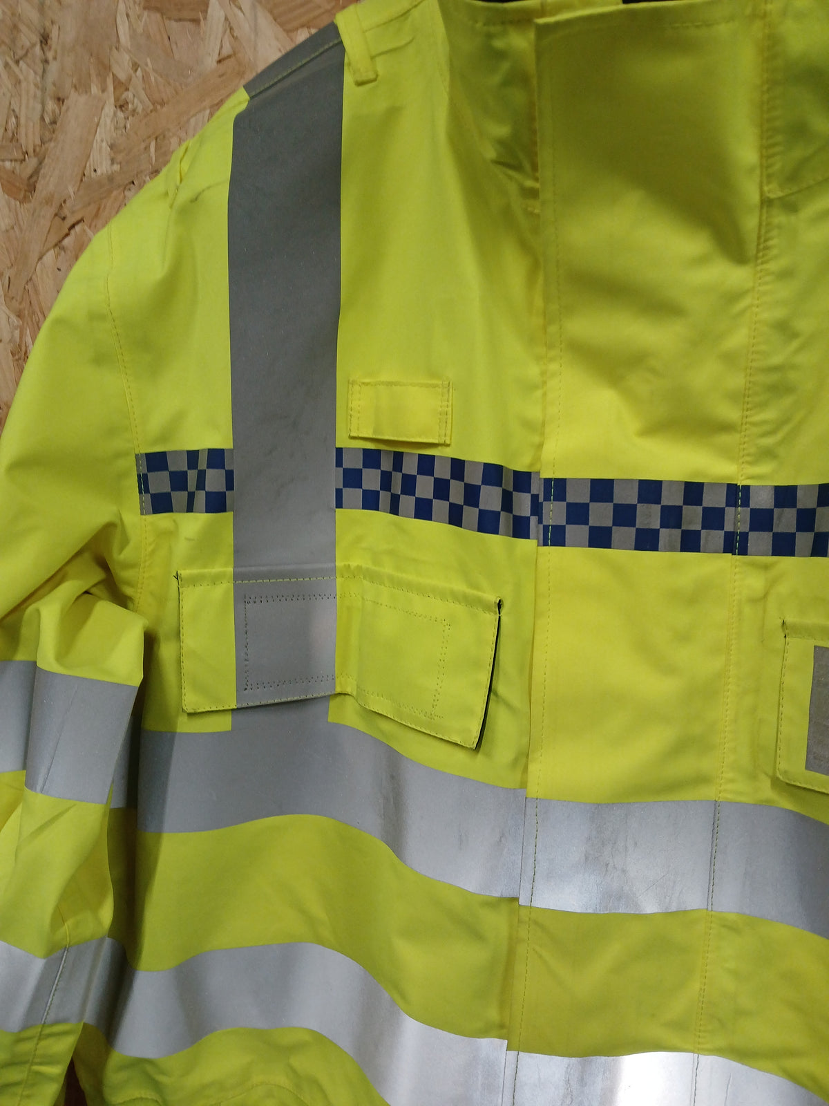 Security Branded Jacket Yaffy Blouson Bomber - Yellow Hi-Visisbility