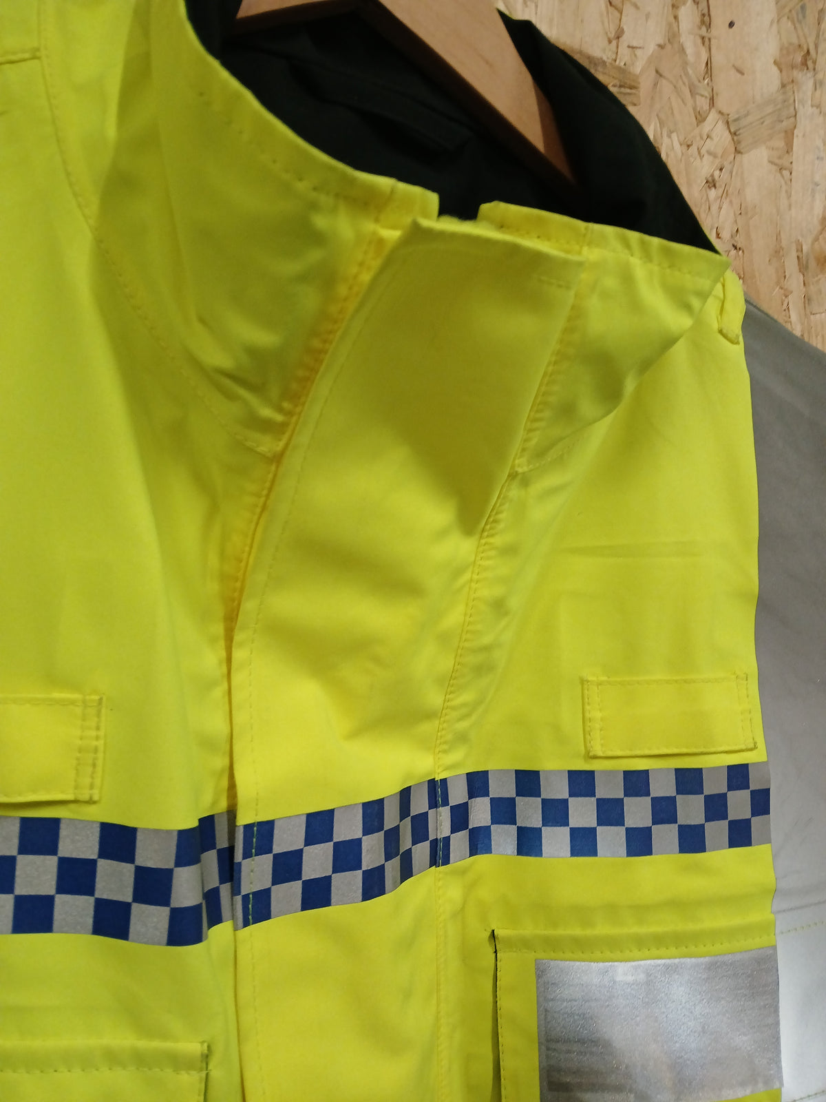 Security Branded Jacket Yaffy Blouson Bomber - Yellow Hi-Visisbility