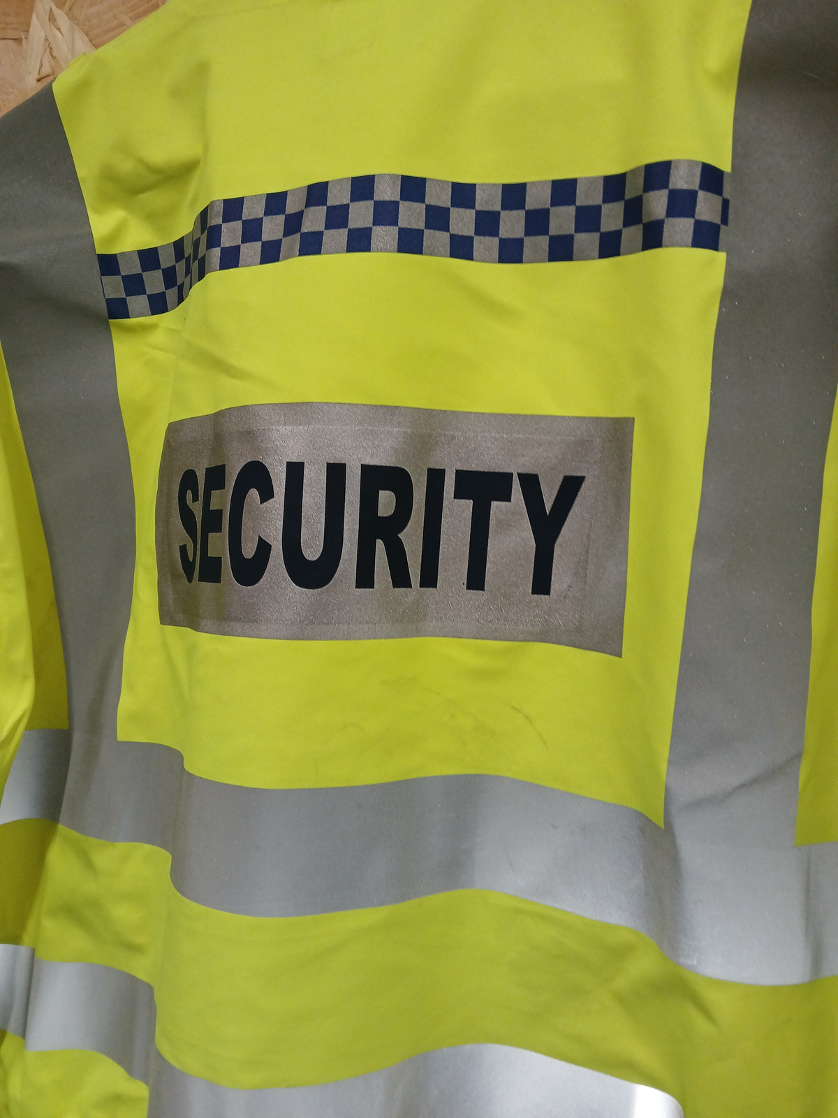 Security Branded Jacket Yaffy Blouson Bomber - Yellow Hi-Visisbility