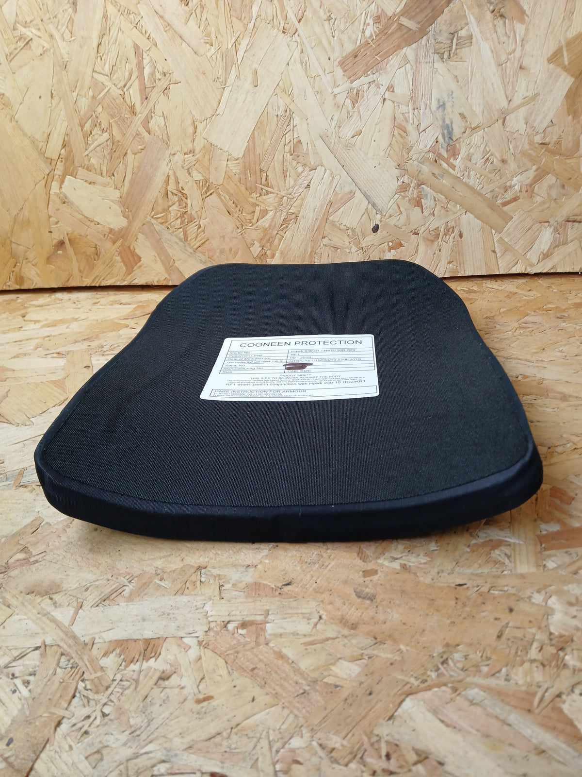 Cooneen Ballistic Plate - Level RF1 - 245x285mm - HKP750R-023
